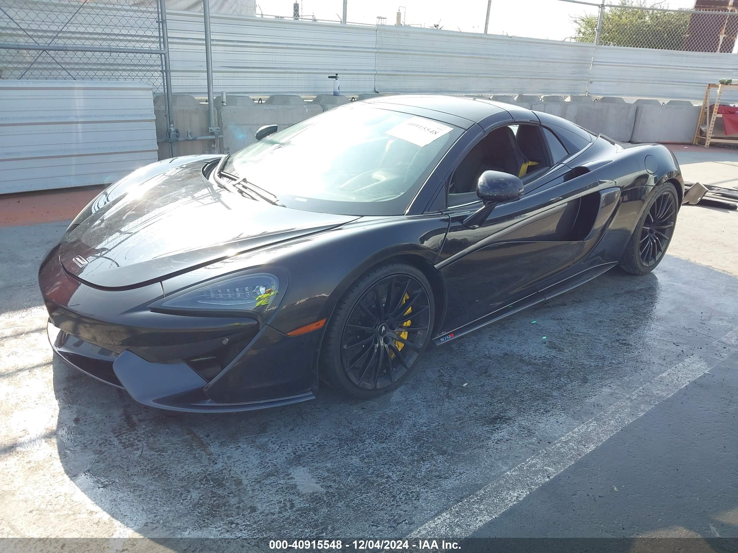 2019 Mclaren 570s   Black vin: SBM13FAA2KW006203