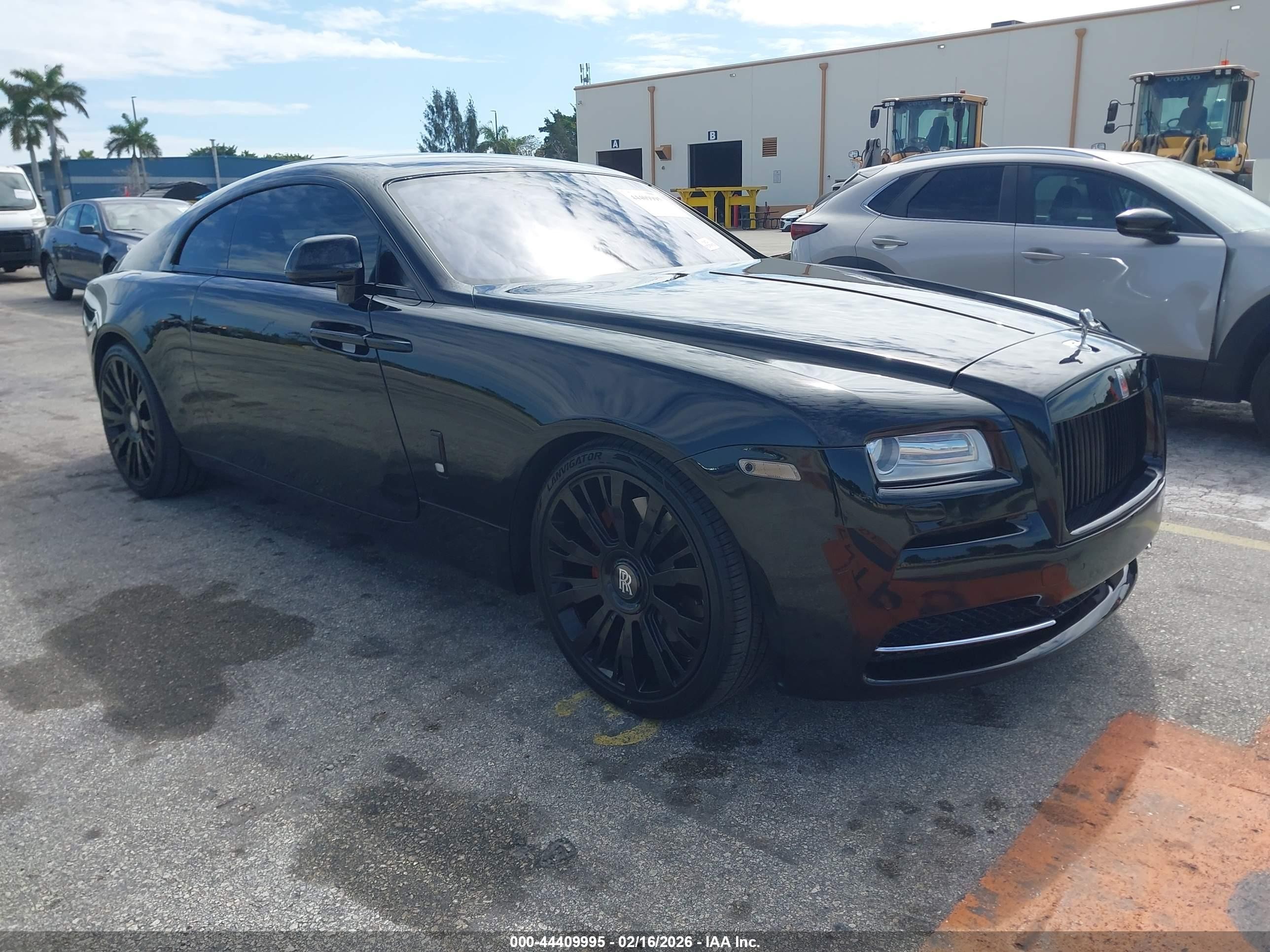 2014 Rolls-royce Wraith Черный vin: SCA665C52EUX84590