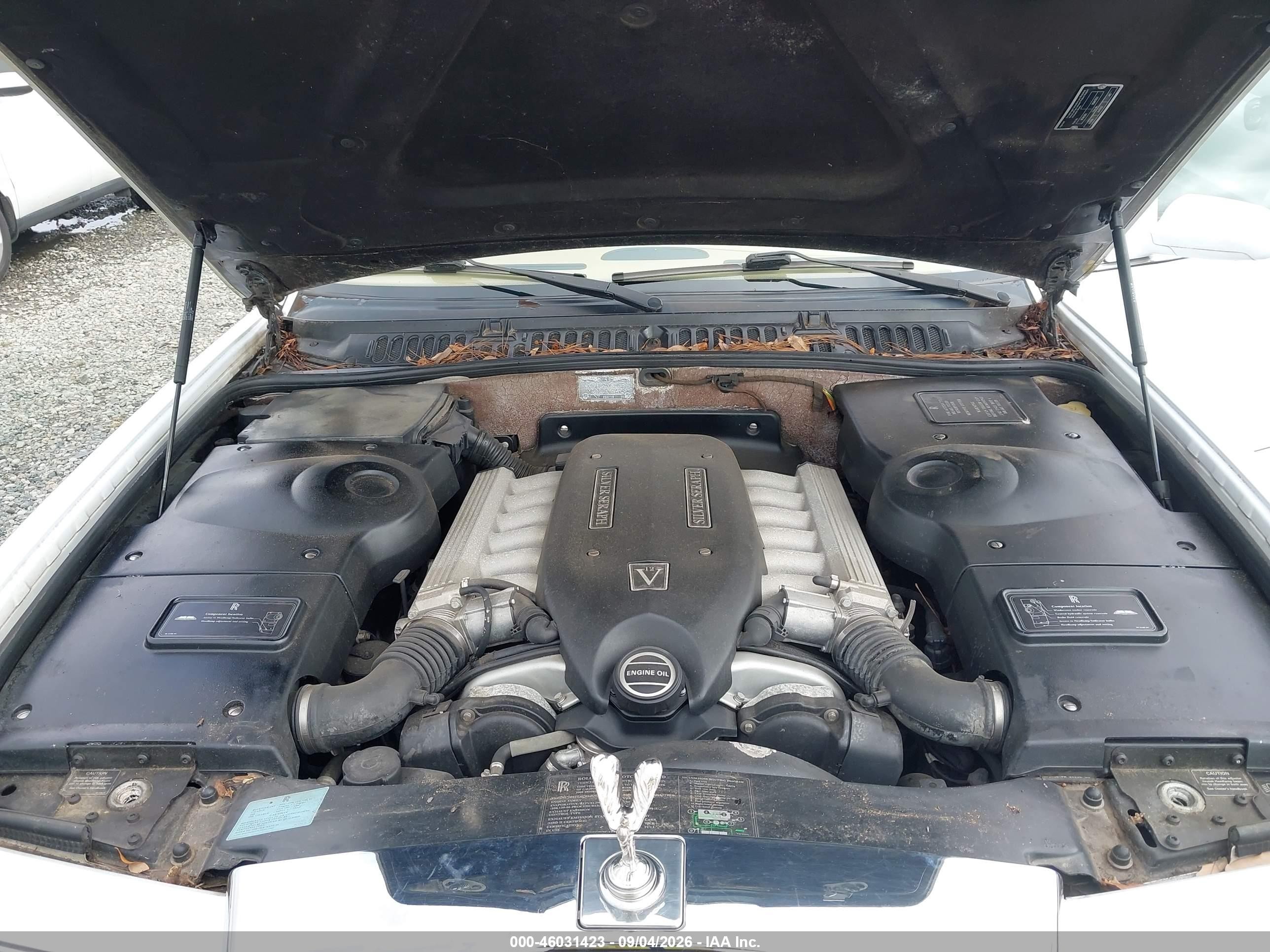 2000 Rolls-royce Silver Seraph   Белый vin: SCALA61E3YCX04105