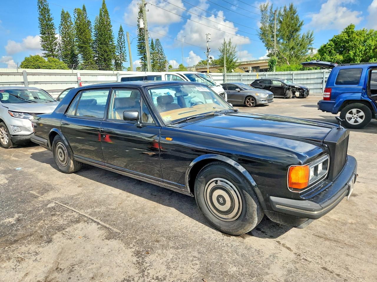 1989 Rolls-royce Silver Spur Black vin: SCAZN02A0KCX26674