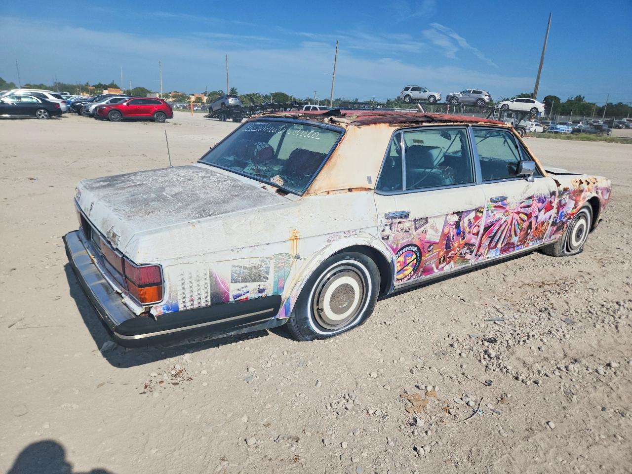 1989 Rolls-royce Silver Spur White vin: SCAZN02A2KCX25719