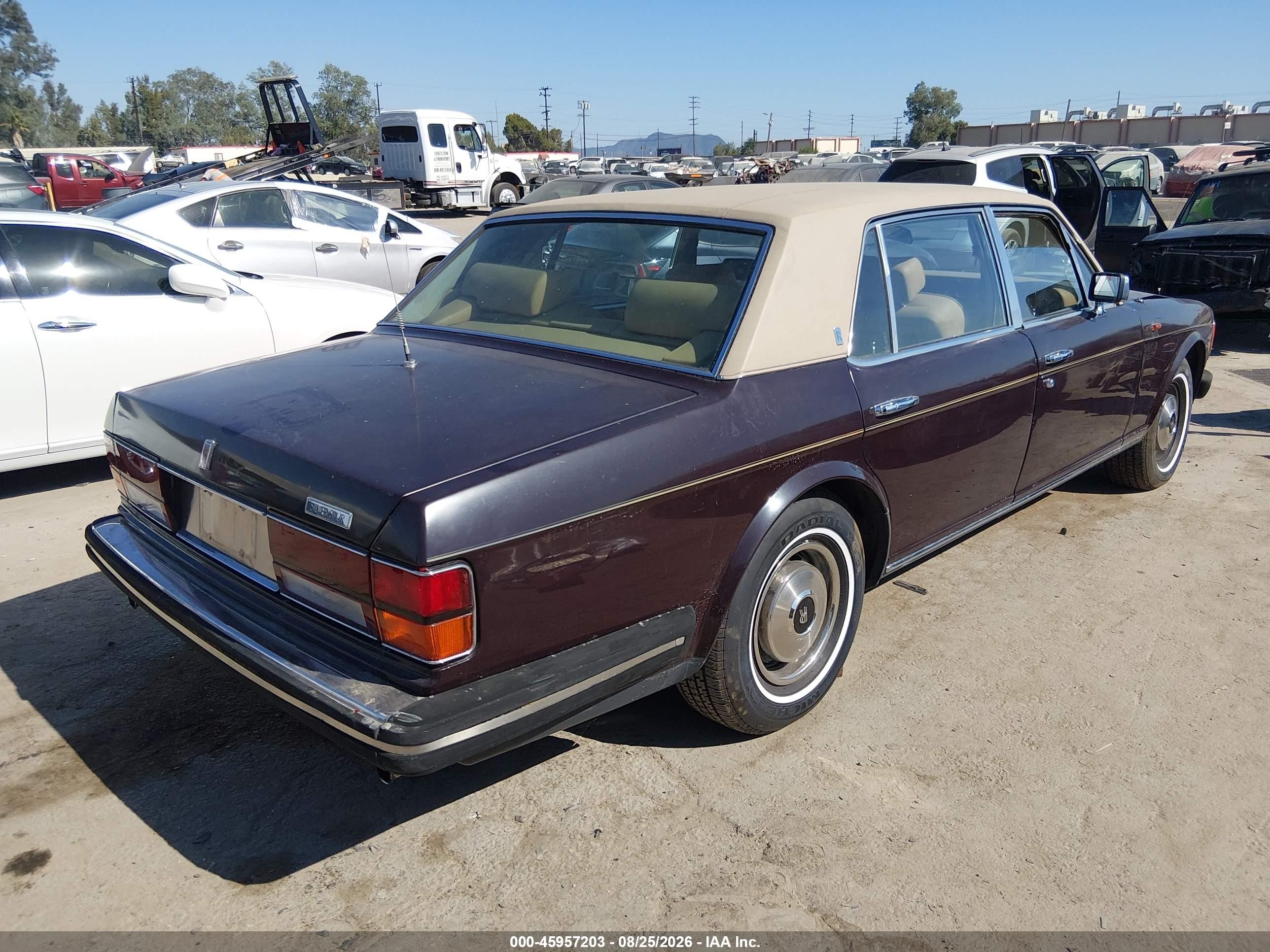 1983 Rolls-royce Silver Spur   Brown vin: SCAZN42AXDCX07446