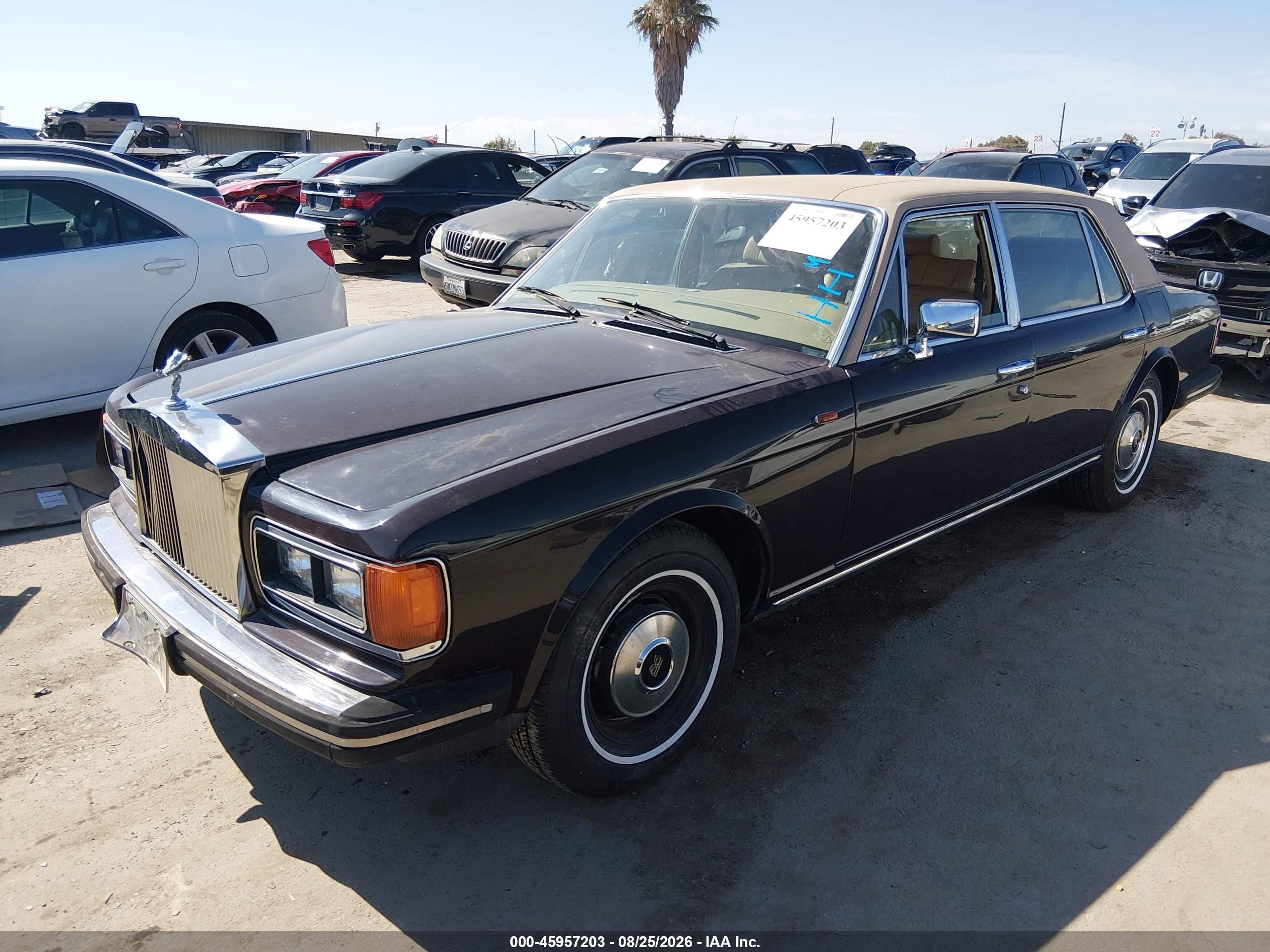 1983 Rolls-royce Silver Spur   Brown vin: SCAZN42AXDCX07446