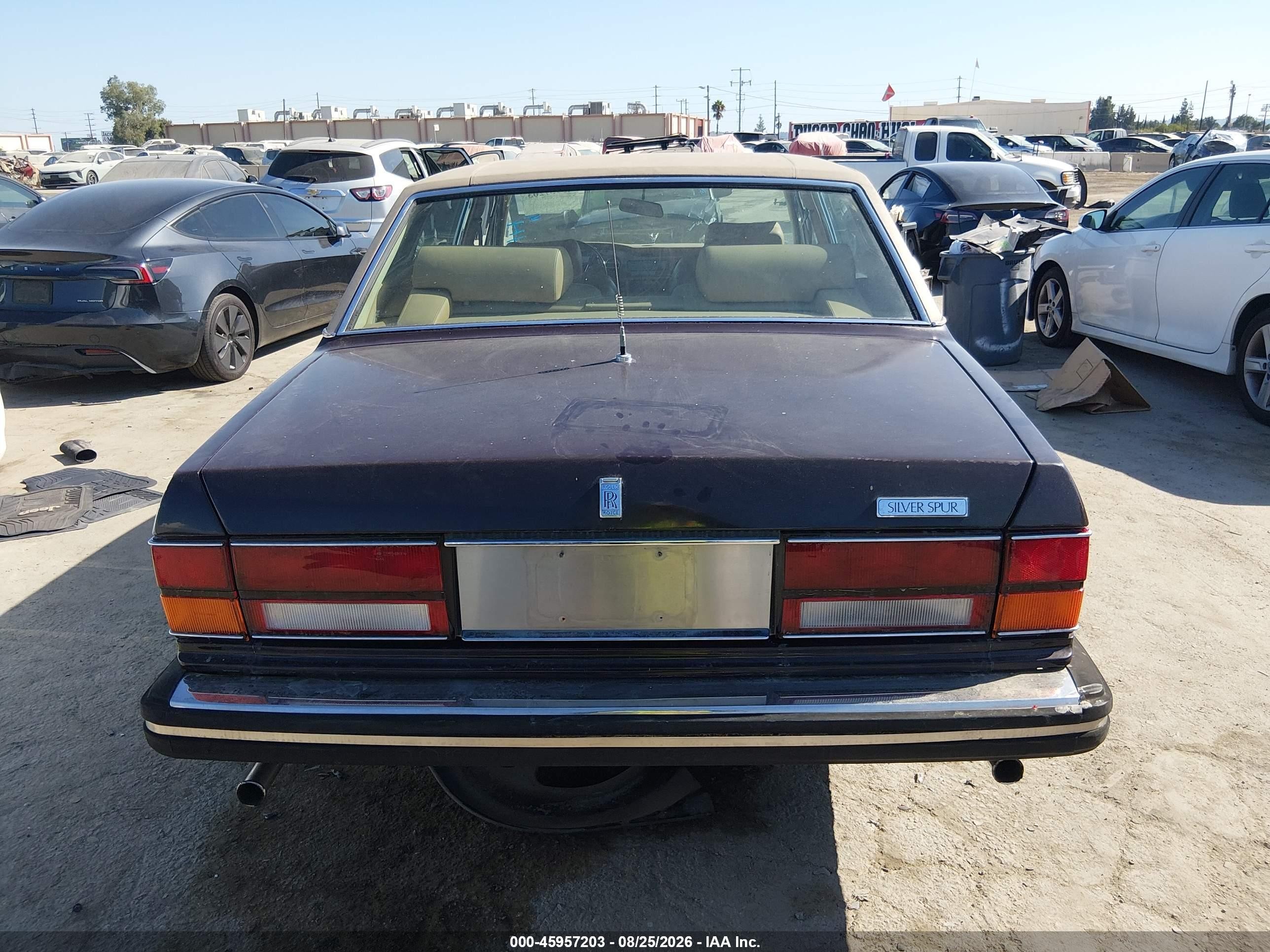 1983 Rolls-royce Silver Spur   Brown vin: SCAZN42AXDCX07446