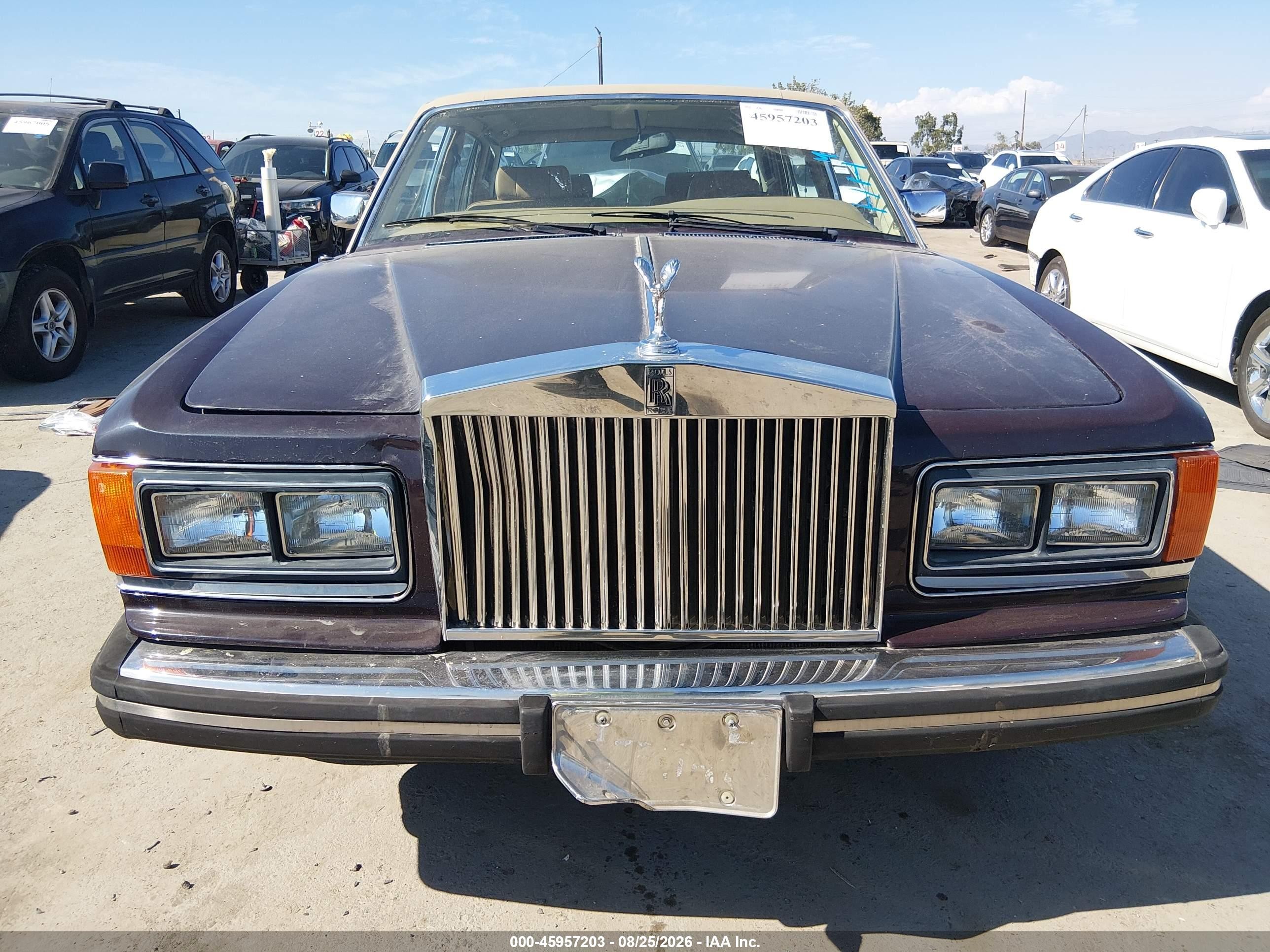 1983 Rolls-royce Silver Spur   Brown vin: SCAZN42AXDCX07446