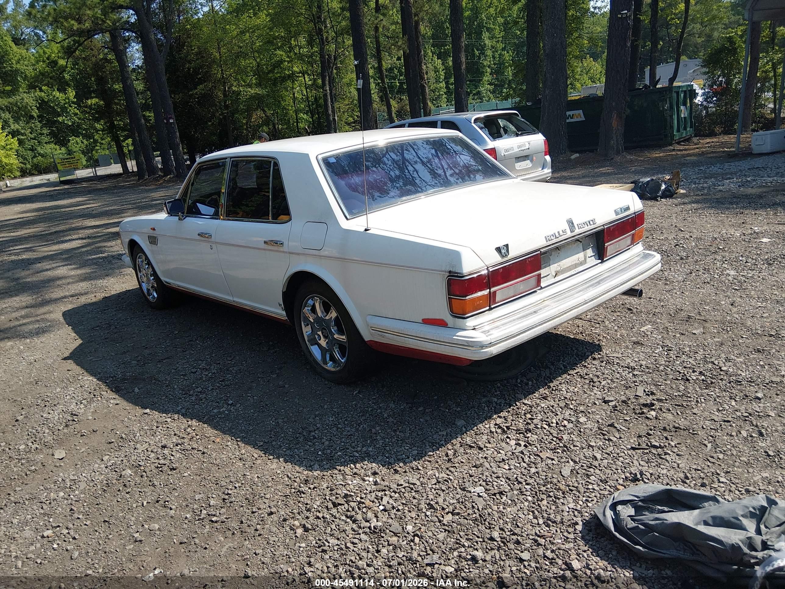 1993 Rolls-royce Silver Spirit   Белый vin: SCAZS02D1PCX46510