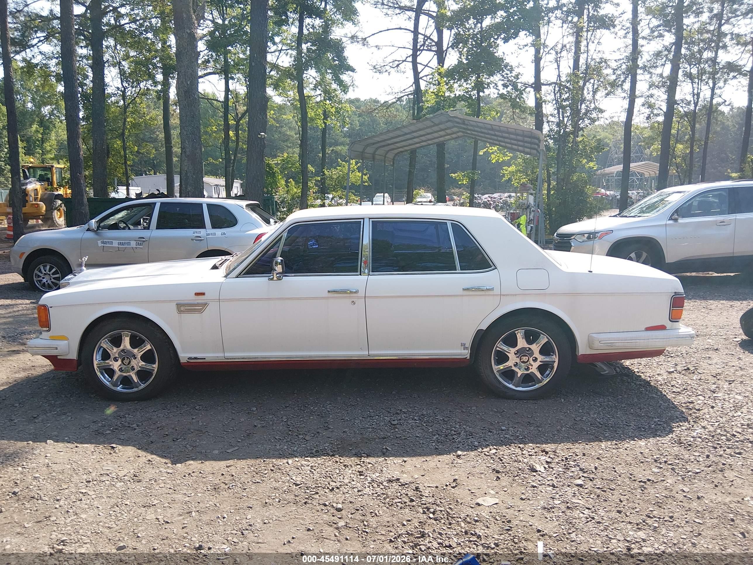 1993 Rolls-royce Silver Spirit   Белый vin: SCAZS02D1PCX46510