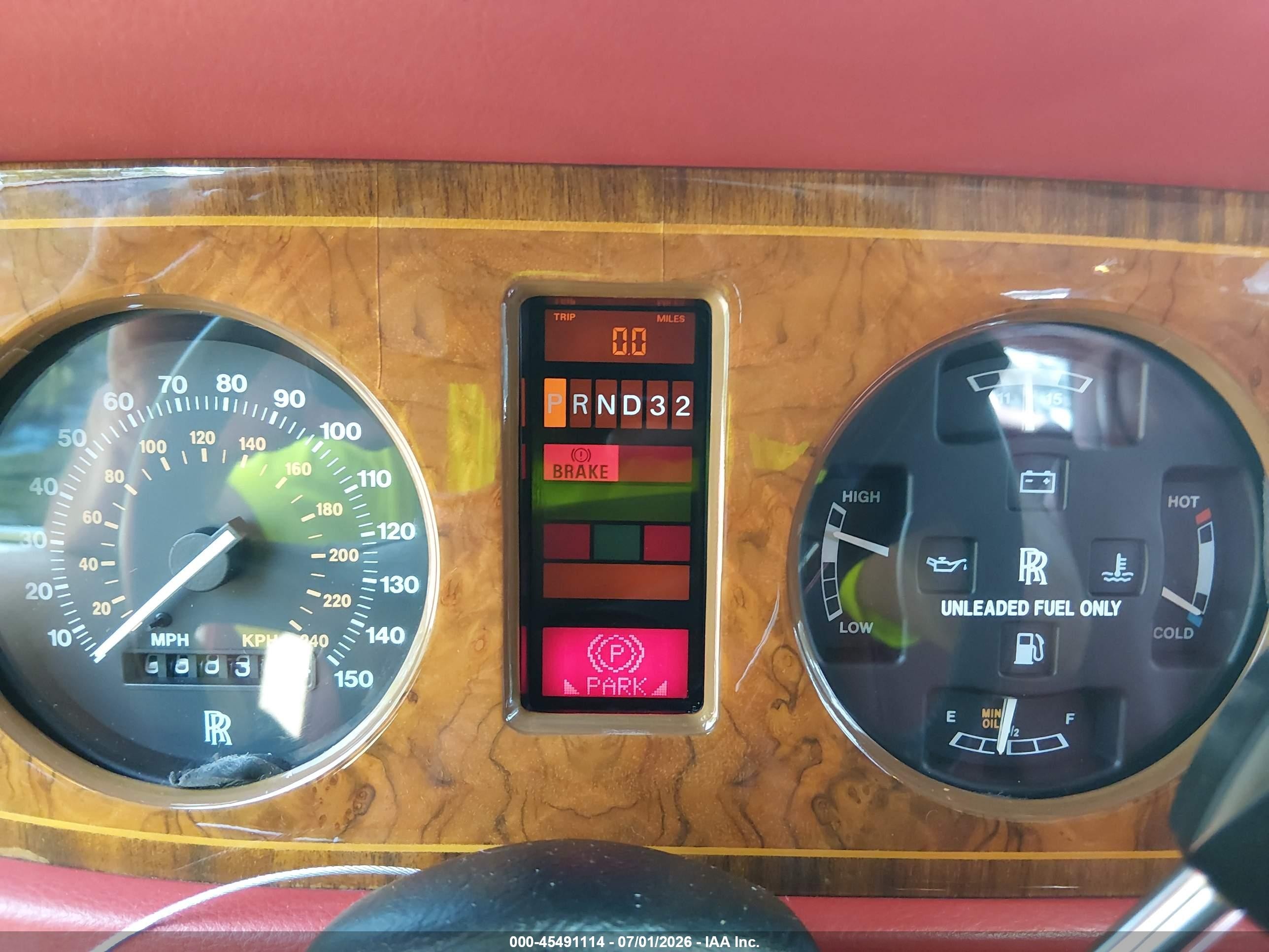 1993 Rolls-royce Silver Spirit   Белый vin: SCAZS02D1PCX46510