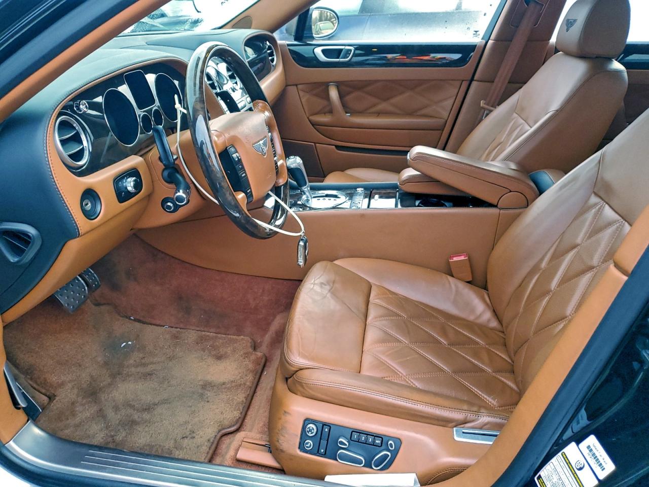 2009 Bentley Continental Flying Spur Black vin: SCBBP93W19C061798