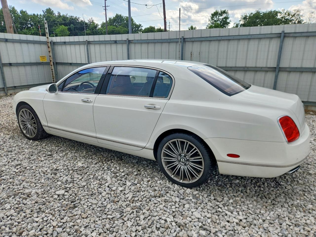 2012 Bentley Continental Flying Spur Speed White vin: SCBBP9ZA1CC072948