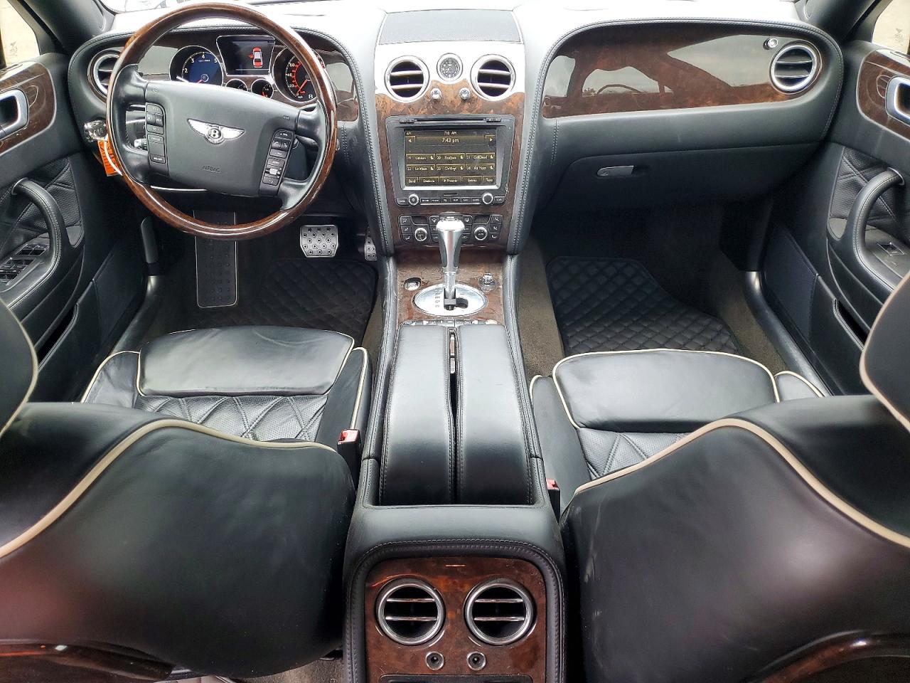 2013 Bentley Continental Flying Spur Speed Black vin: SCBBP9ZA8DC078165
