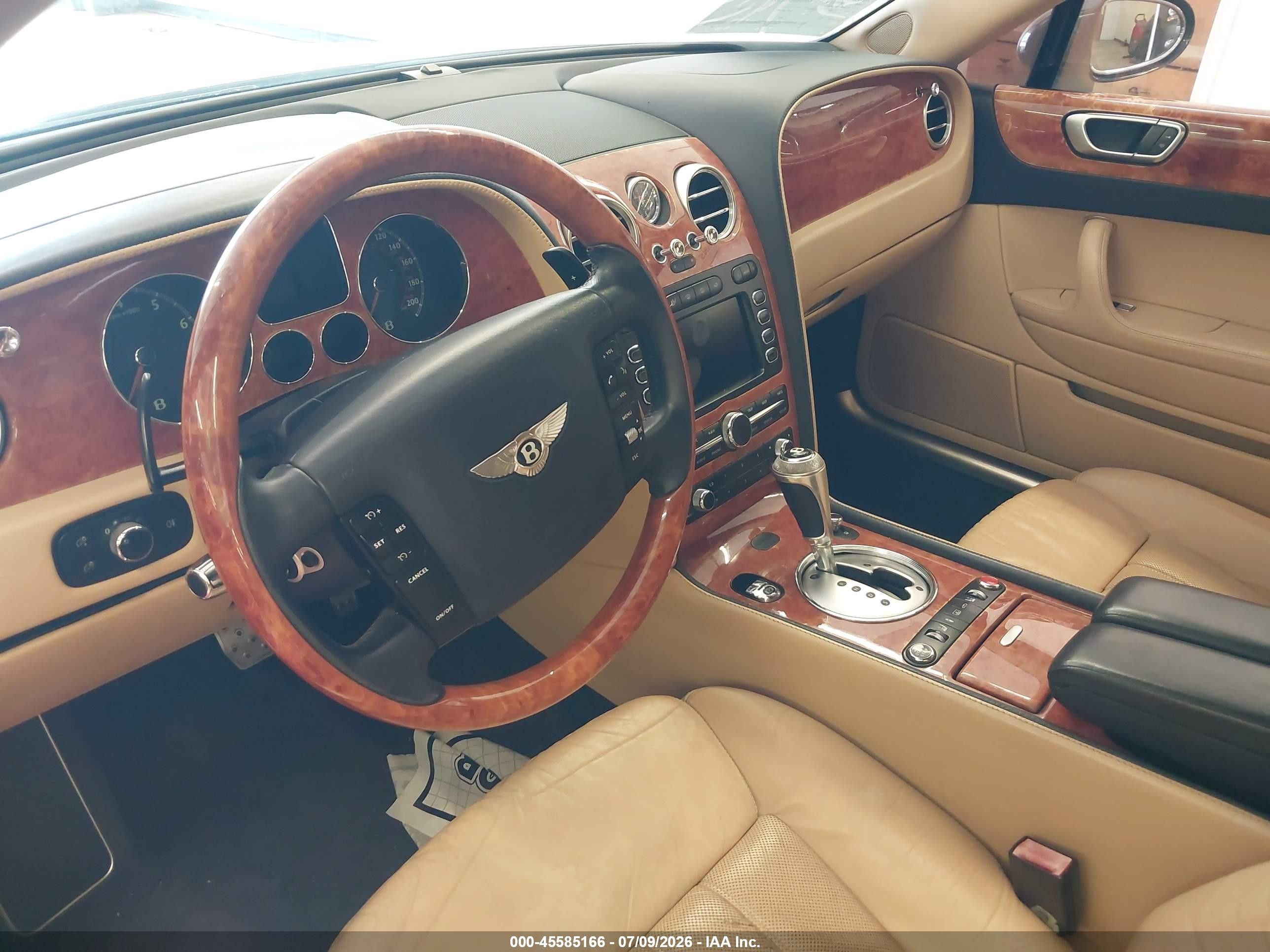 2006 Bentley Continental Flying Spur   Синий vin: SCBBR53W36C039591