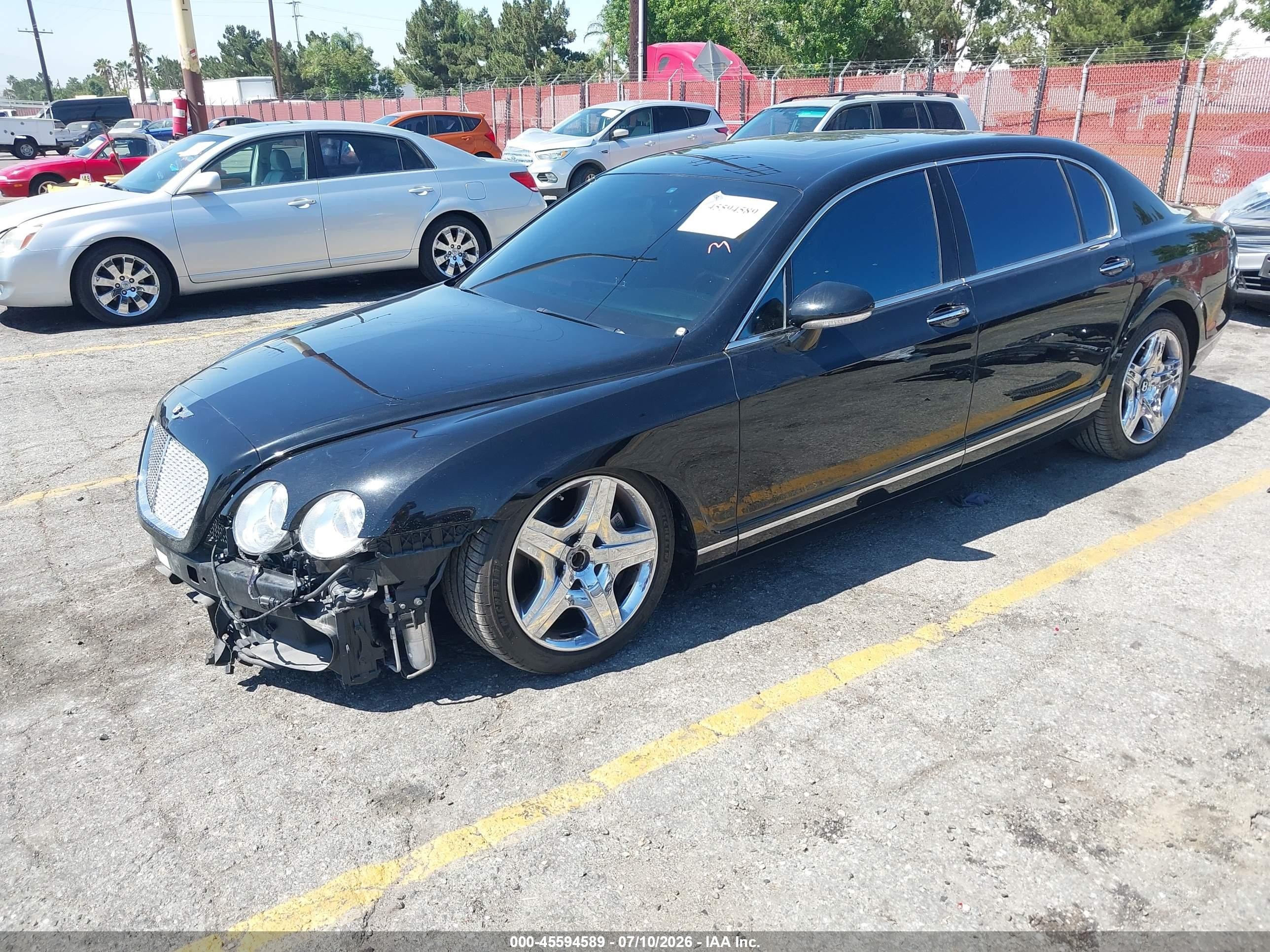 2006 Bentley Continental Flying Spur   Black vin: SCBBR53W468038162