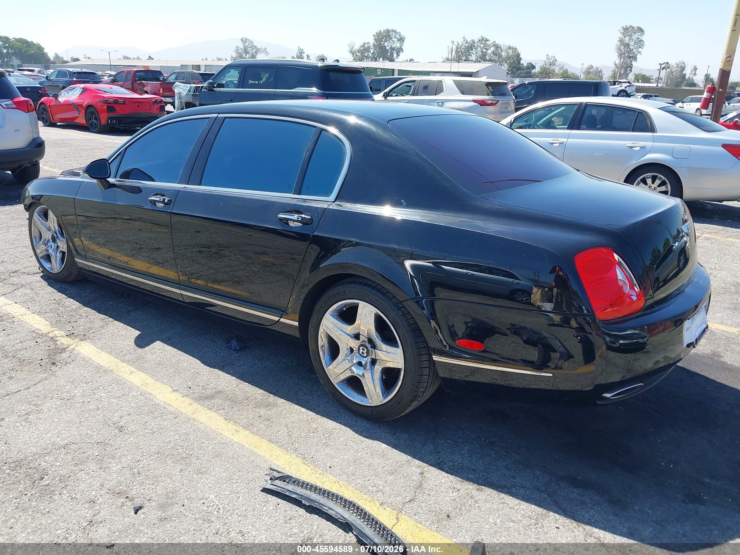2006 Bentley Continental Flying Spur   Black vin: SCBBR53W468038162