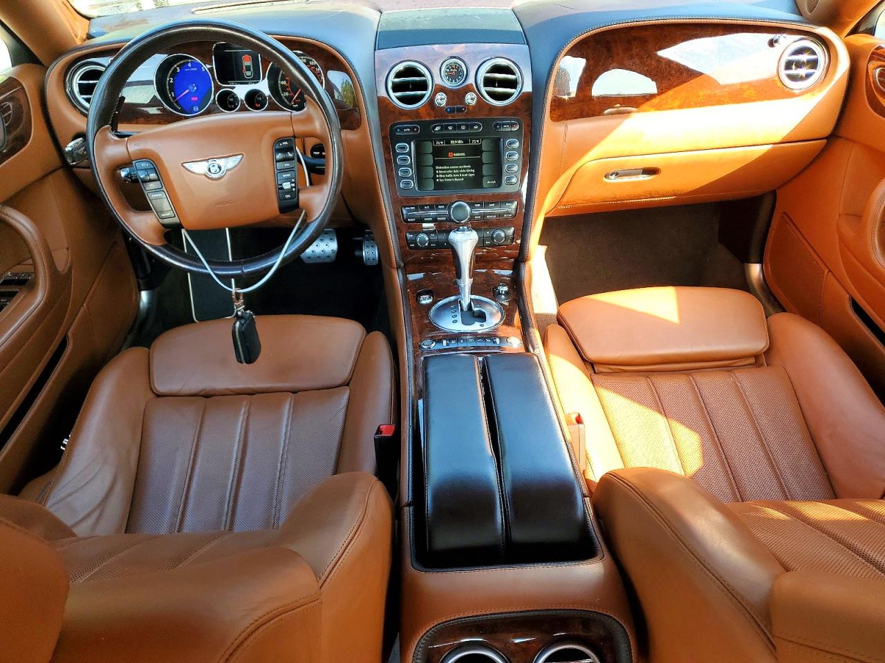 2006 Bentley Continental Flying Spur Blue vin: SCBBR53W46C032763