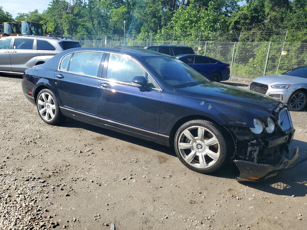 2006 Bentley Continental Flying Spur Blue vin: SCBBR53W46C032763