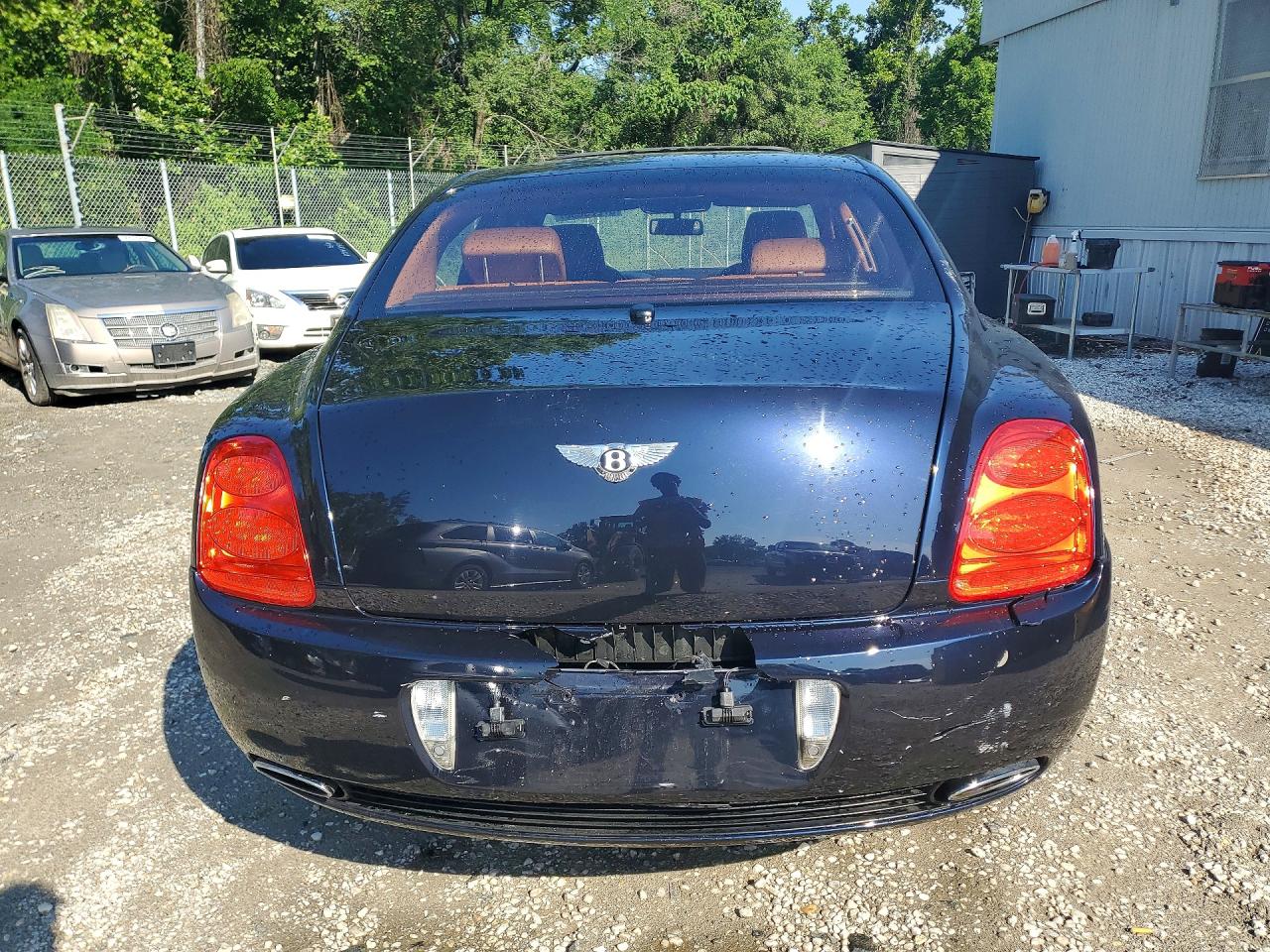 2006 Bentley Continental Flying Spur Blue vin: SCBBR53W46C032763