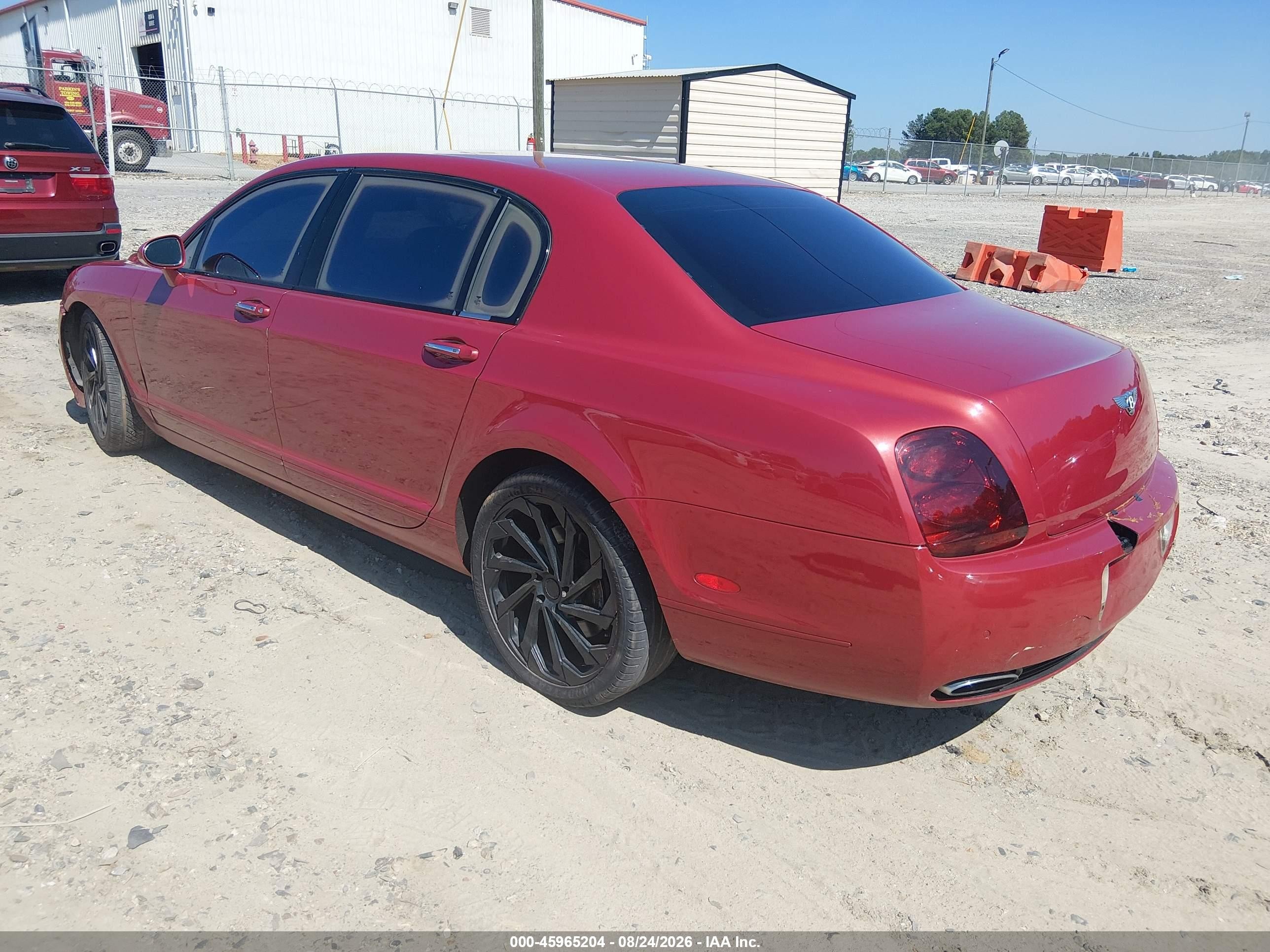 2006 Bentley Continental Flying Spur Burgundy vin: SCBBR53W56C036370