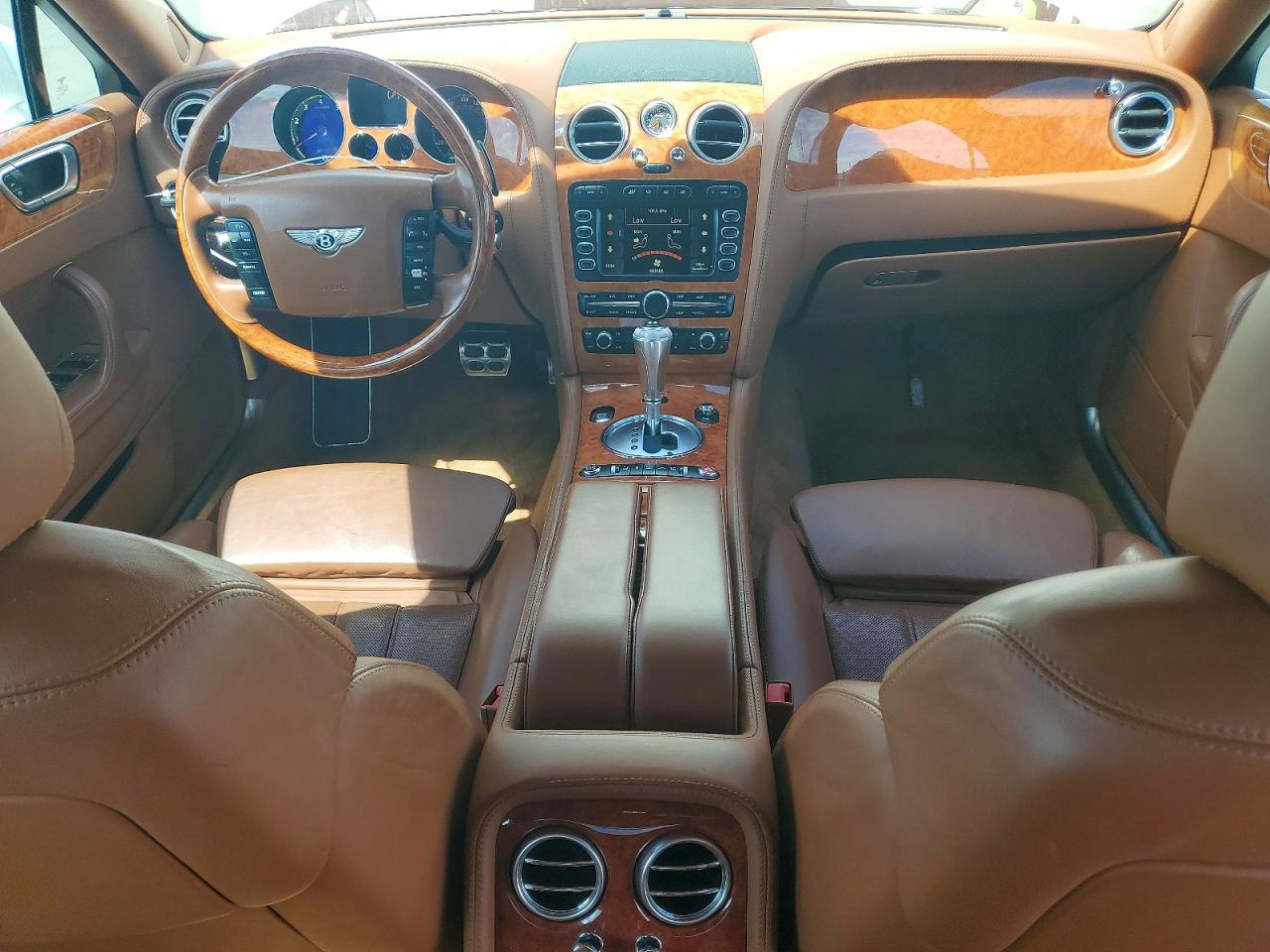 2006 Bentley Continental Flying Spur Белый vin: SCBBR53W96C034993