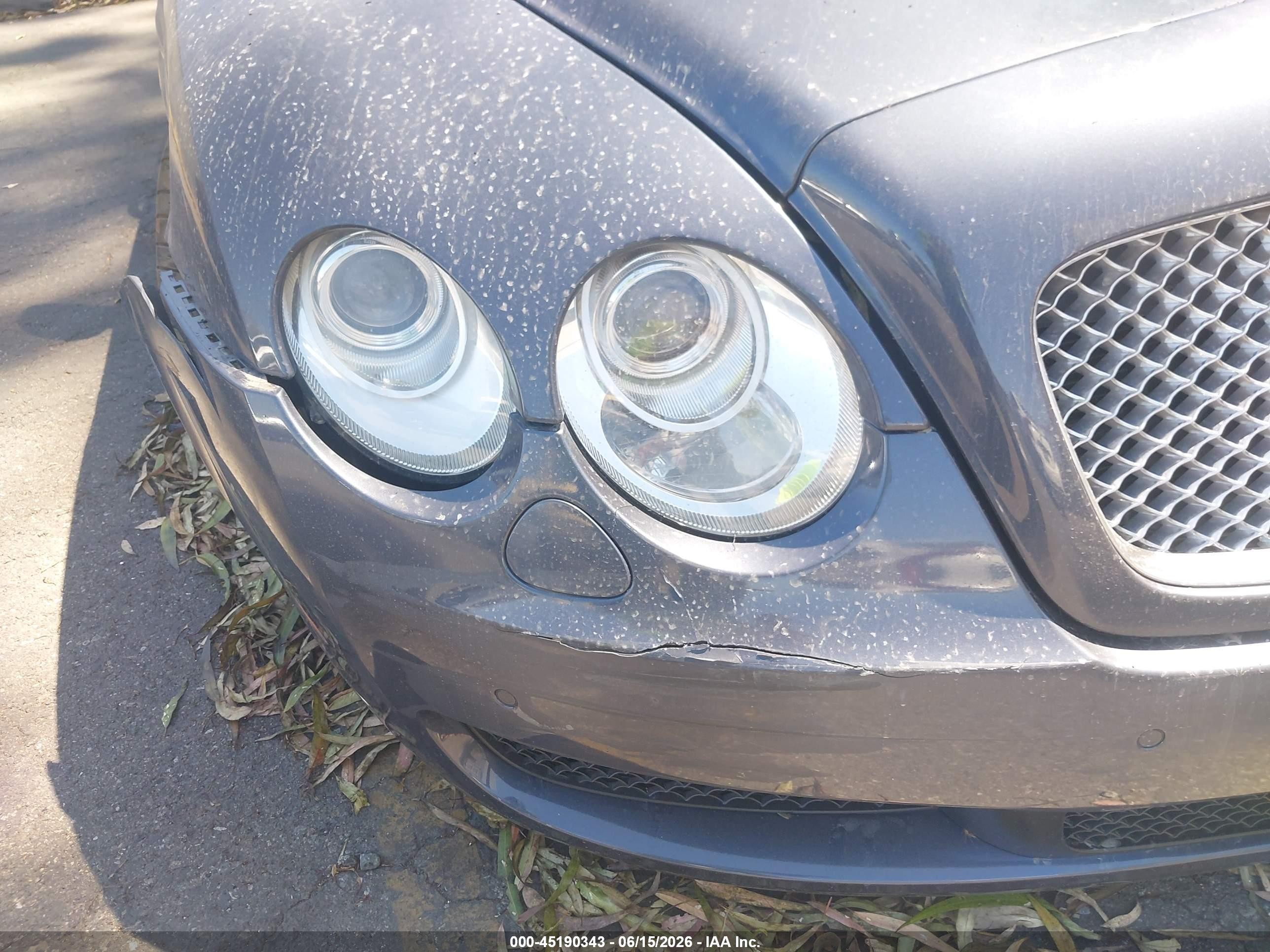 2007 Bentley Continental Flying Spur   Gray vin: SCBBR93W07C047785