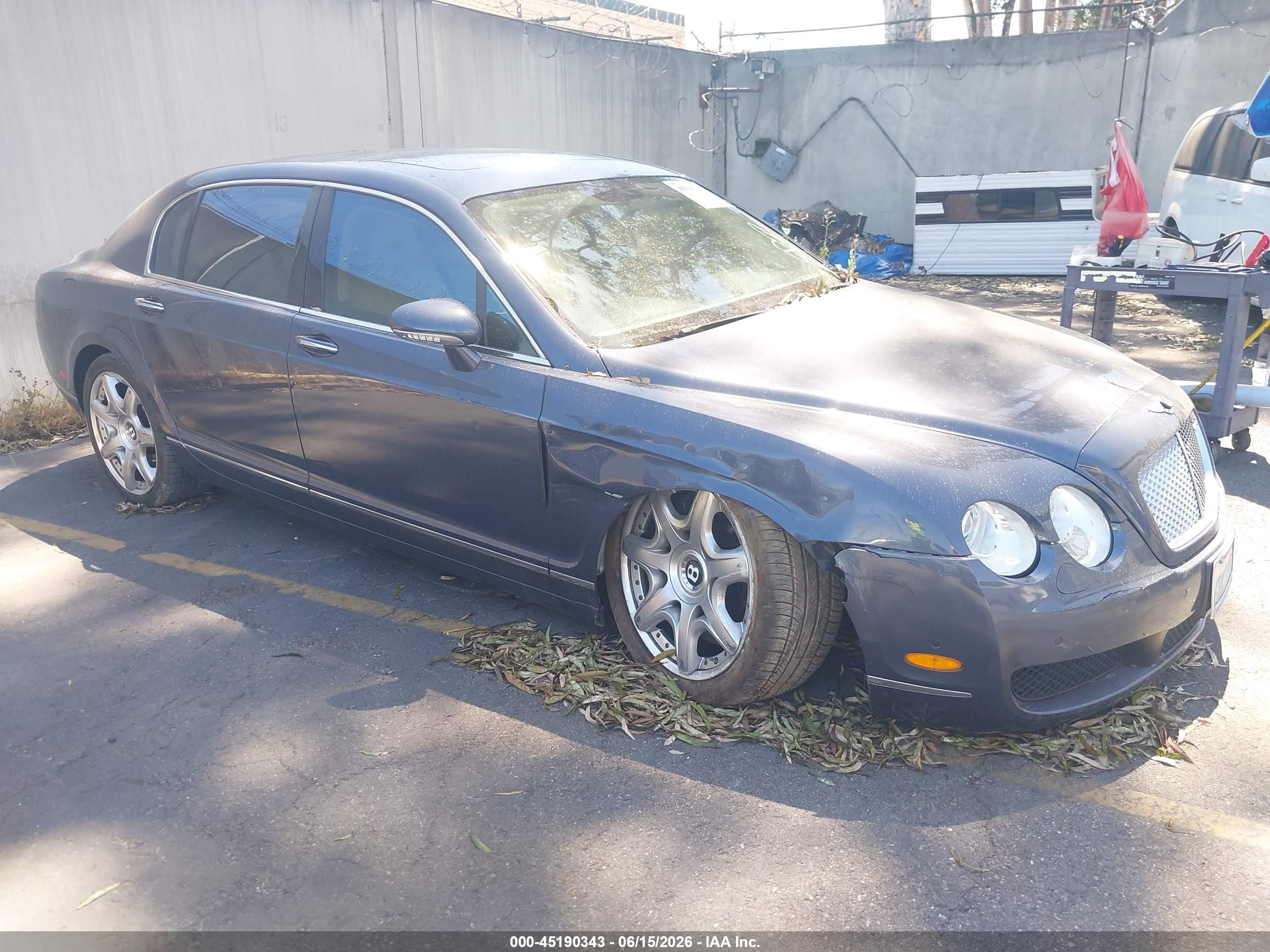 2007 Bentley Continental Flying Spur   Gray vin: SCBBR93W07C047785