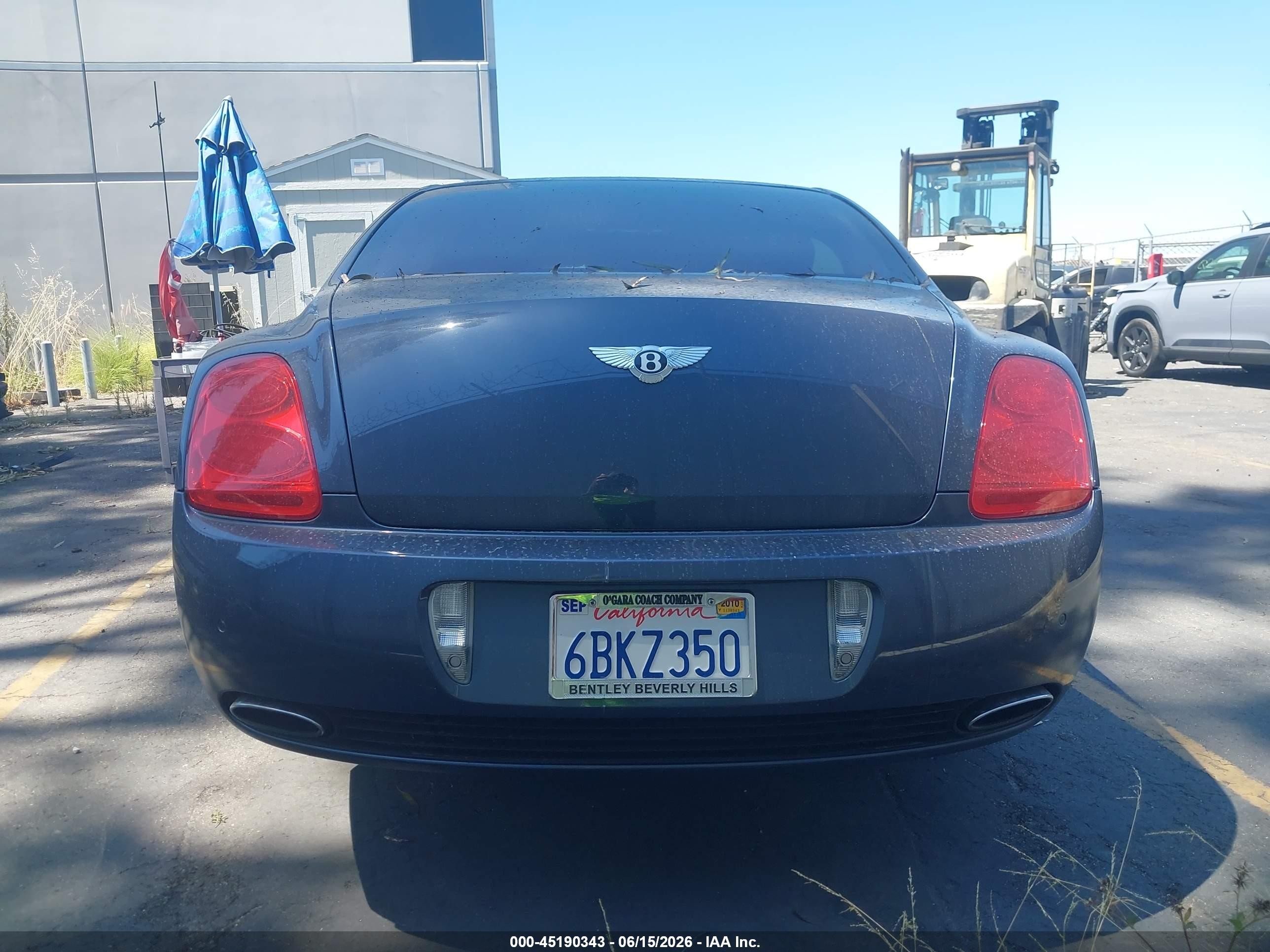 2007 Bentley Continental Flying Spur   Gray vin: SCBBR93W07C047785