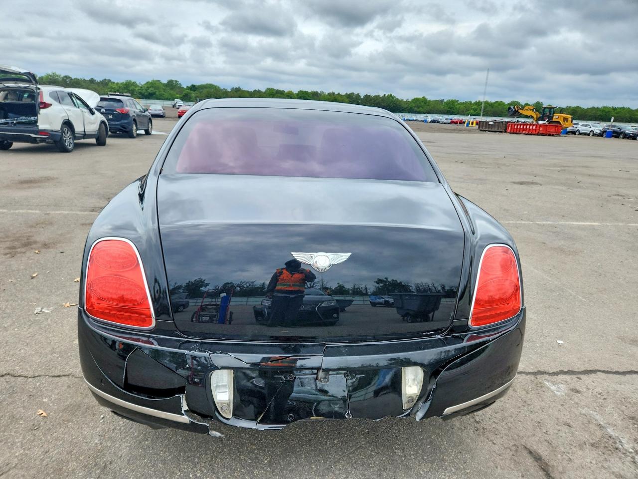 2009 Bentley Continental Flying Spur Черный vin: SCBBR93W19C061925