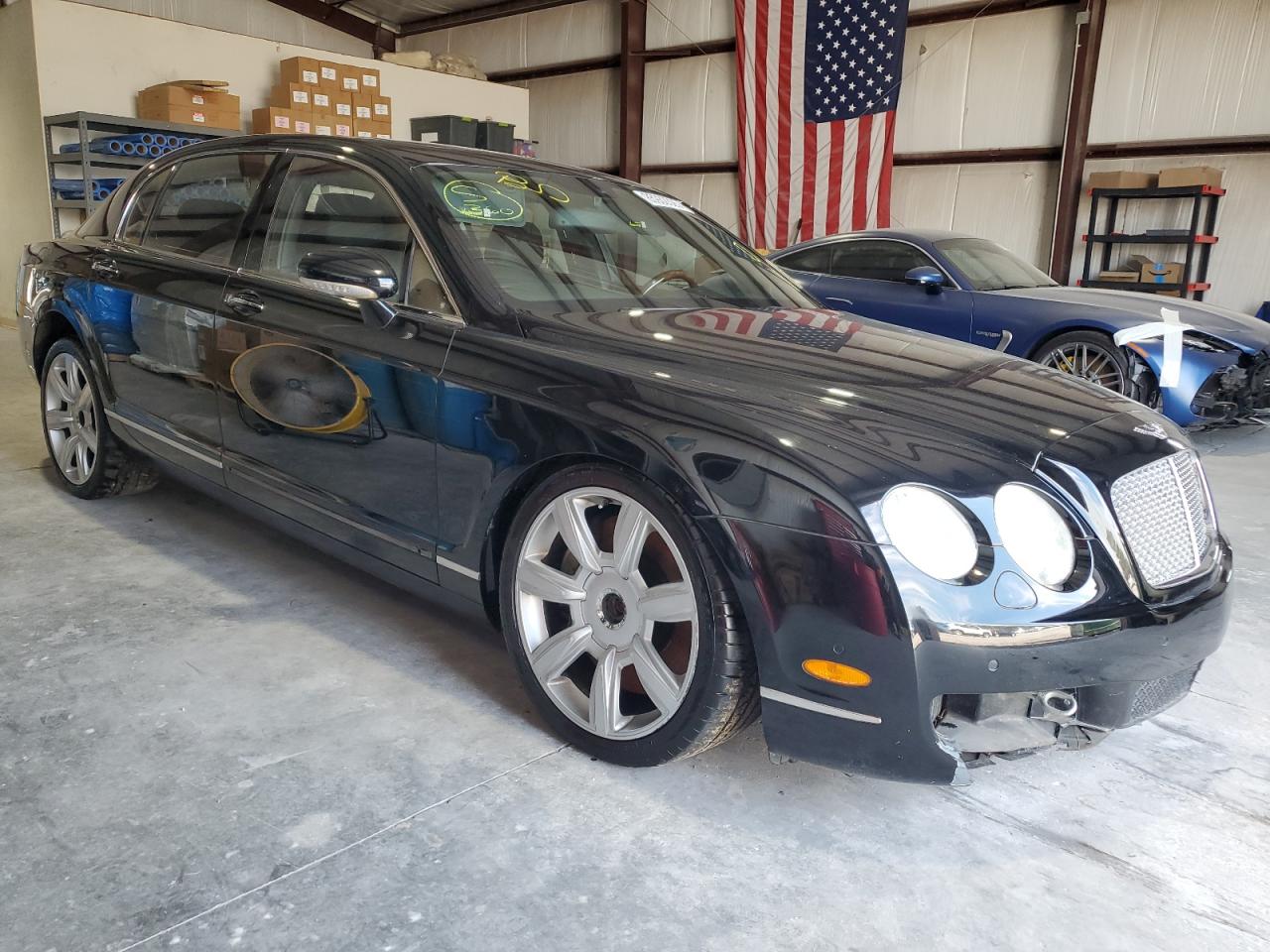 2007 Bentley Continental Flying Spur Black vin: SCBBR93W278044065