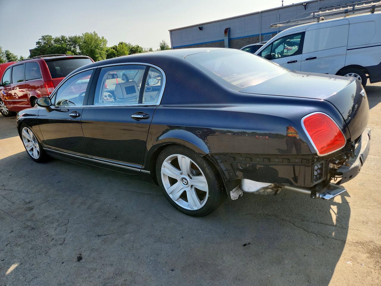 2009 Bentley Continental Flying Spur Синий vin: SCBBR93W59C060518
