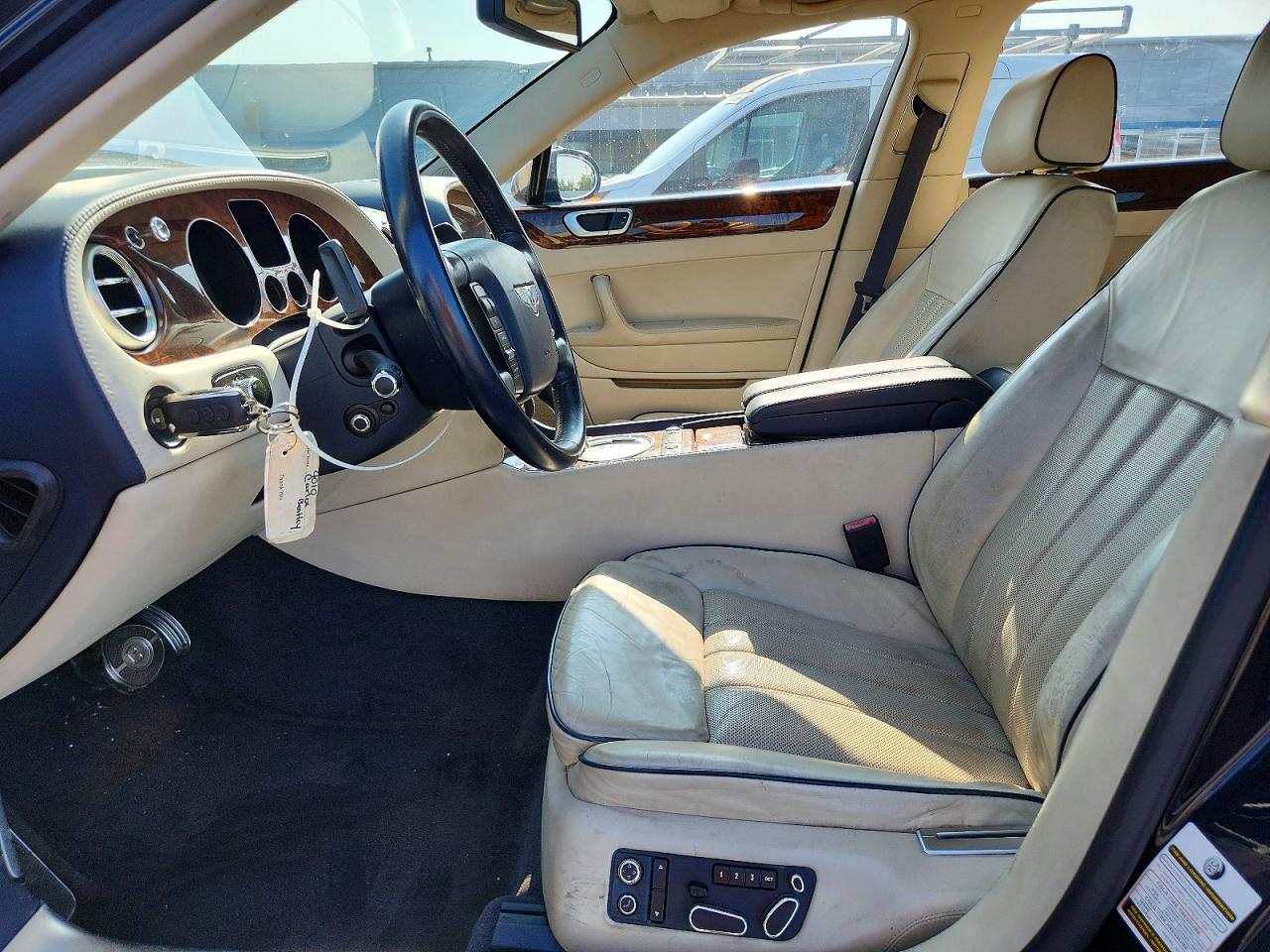 2009 Bentley Continental Flying Spur Синий vin: SCBBR93W59C060518