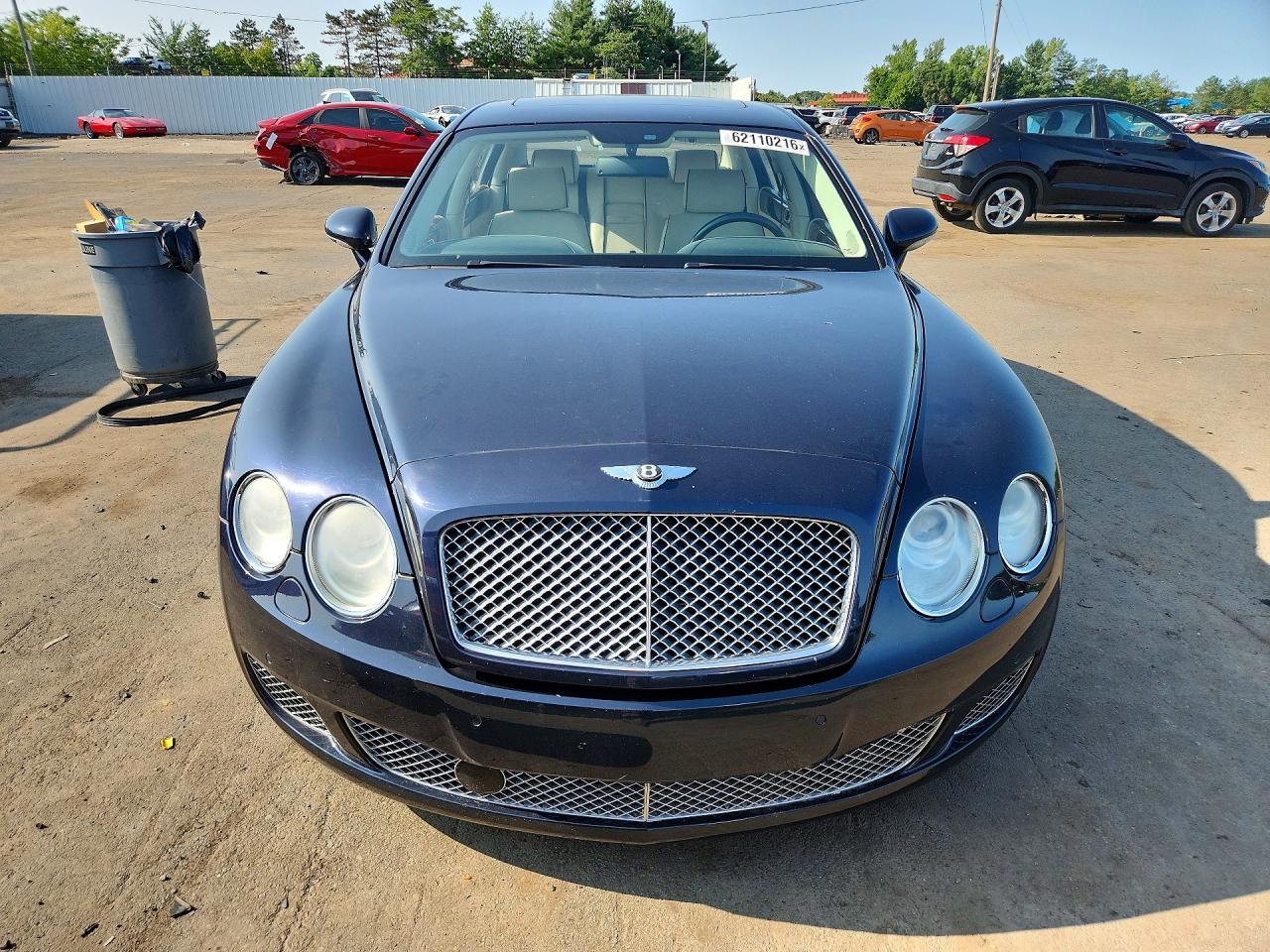2009 Bentley Continental Flying Spur Синий vin: SCBBR93W59C060518