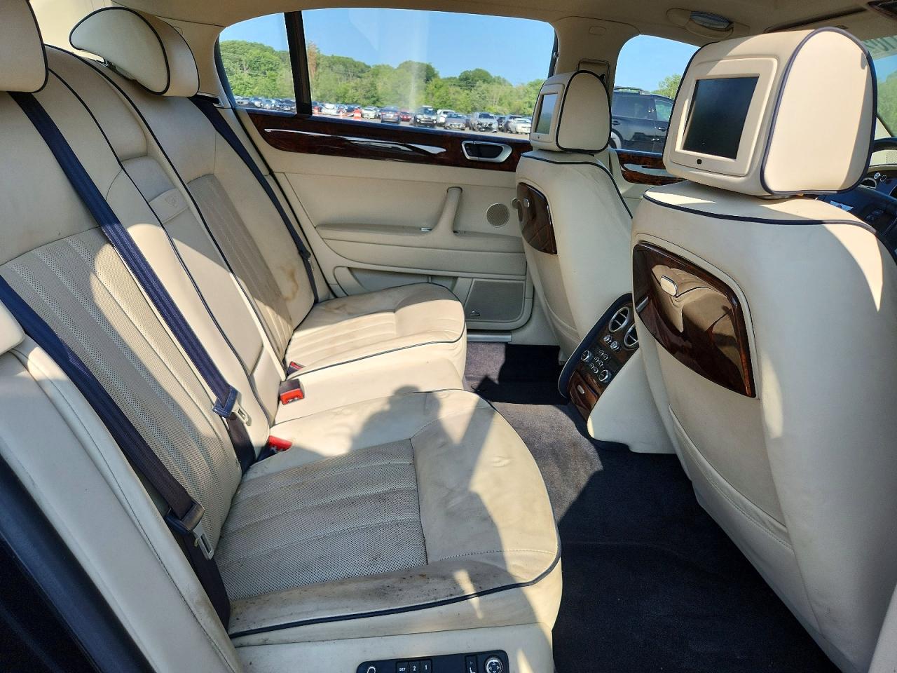 2009 Bentley Continental Flying Spur Синий vin: SCBBR93W59C060518