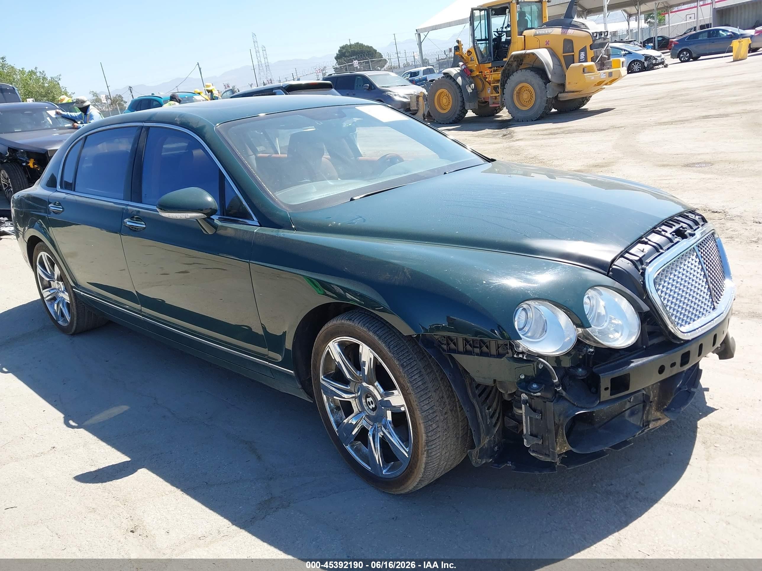 2007 Bentley Continental Flying Spur   Green vin: SCBBR93W87C041006
