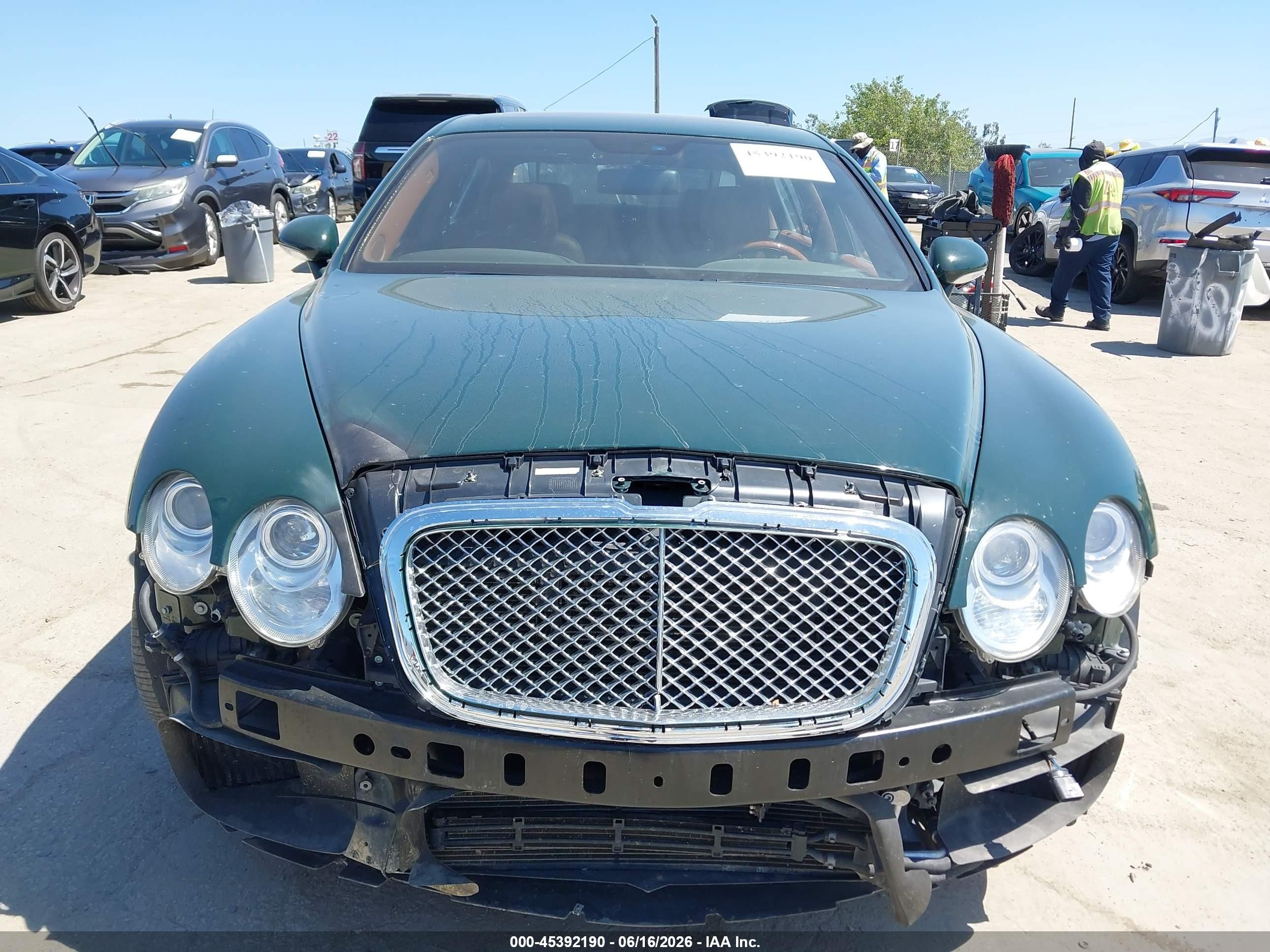 2007 Bentley Continental Flying Spur   Green vin: SCBBR93W87C041006