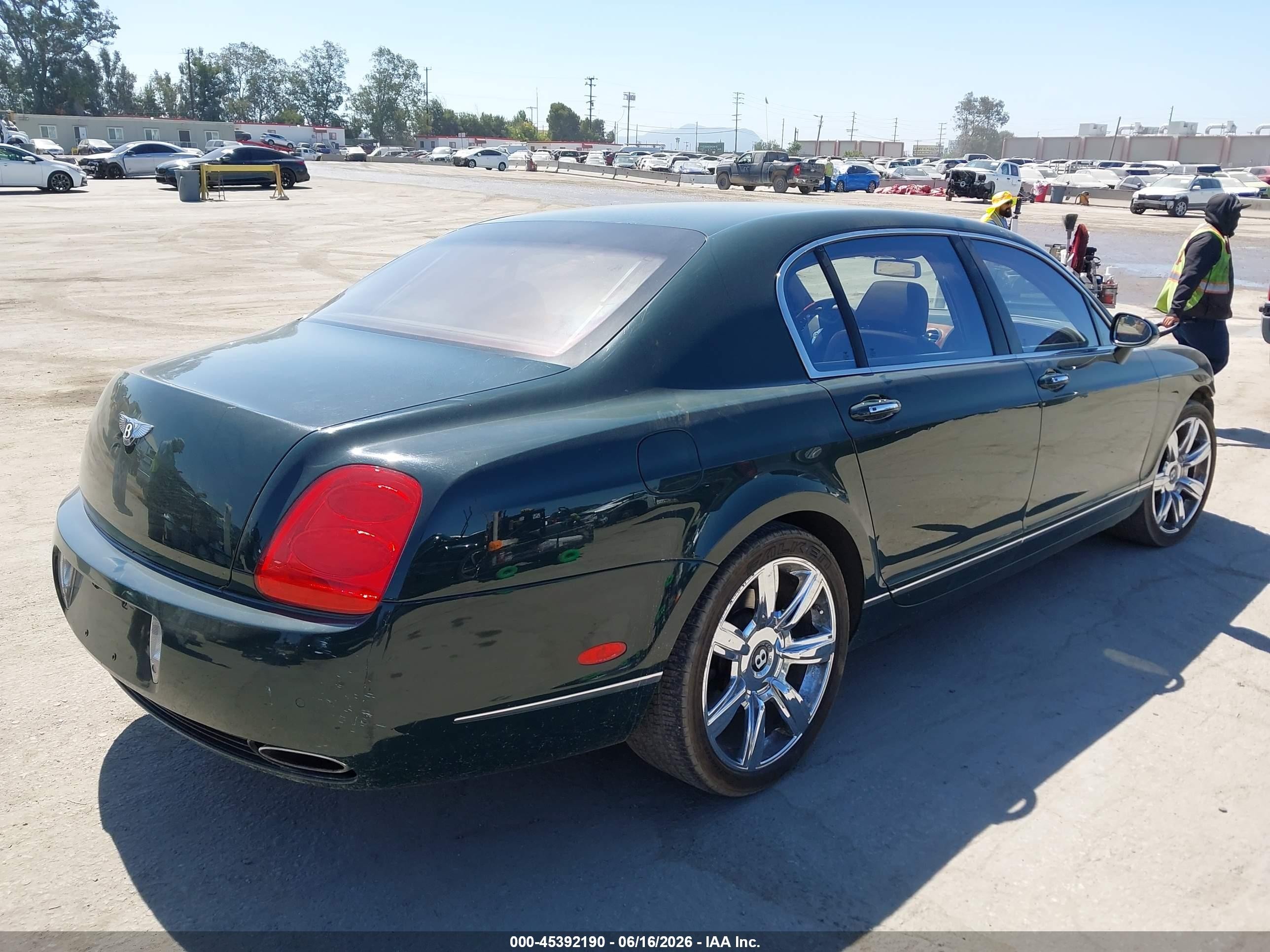 2007 Bentley Continental Flying Spur   Green vin: SCBBR93W87C041006