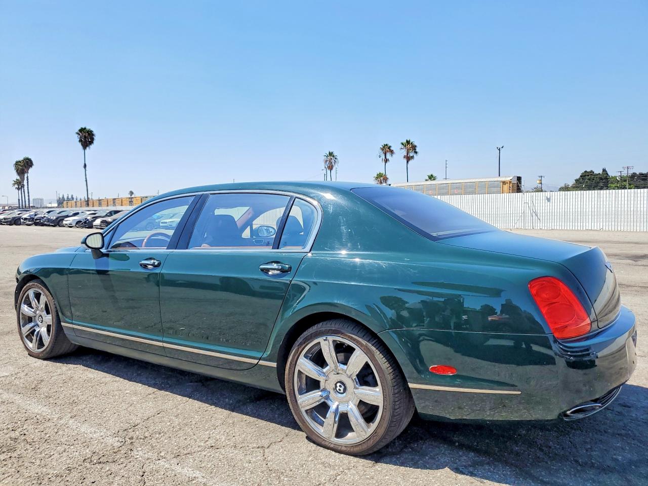 2007 Bentley Continental Flying Spur Зеленый vin: SCBBR93W87C041006