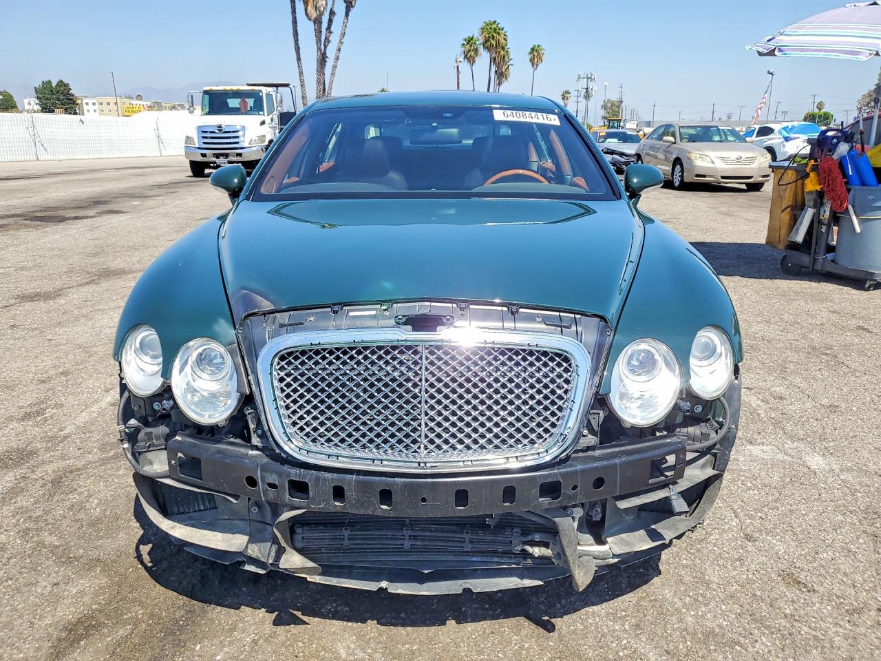 2007 Bentley Continental Flying Spur Зеленый vin: SCBBR93W87C041006