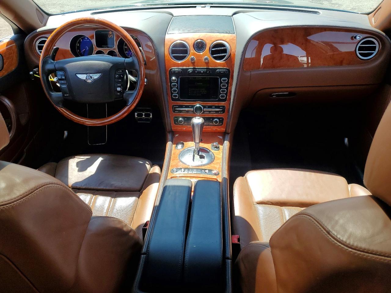 2007 Bentley Continental Flying Spur Зеленый vin: SCBBR93W87C041006