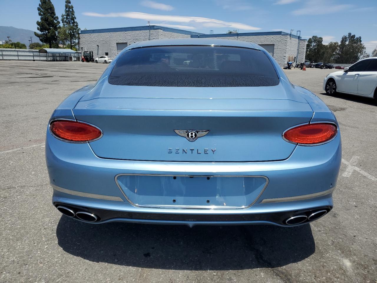 2022 Bentley Continental Gt Blue vin: SCBCG2ZG4NC094932