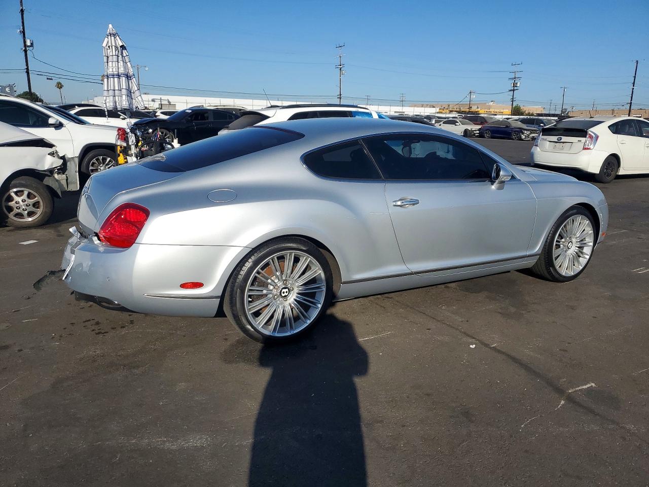 2008 Bentley Continental Gt Speed Silver vin: SCBCP73W48C054593