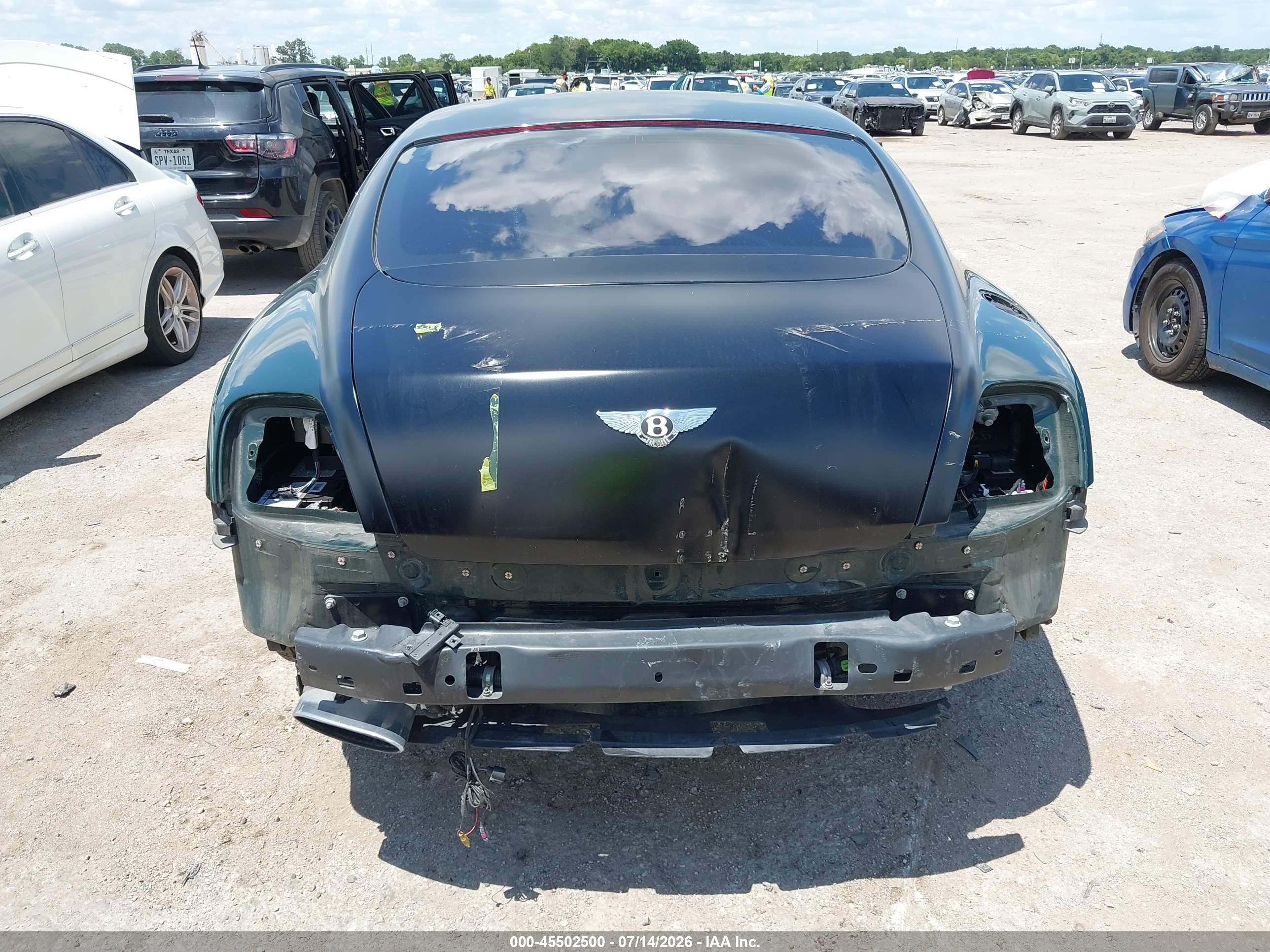 2008 Bentley Continental Gt Speed Зеленый vin: SCBCP73W68C058709