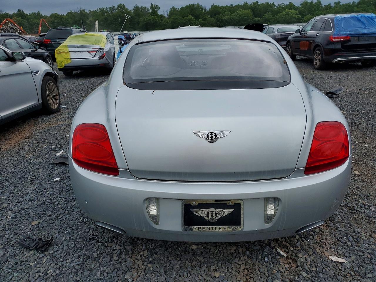 2005 Bentley Continental Gt Silver vin: SCBCR63W05C024281