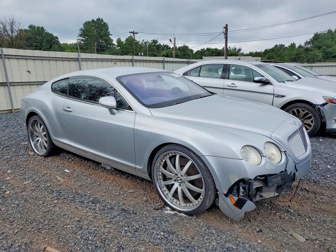 2005 Bentley Continental Gt Silver vin: SCBCR63W05C024281