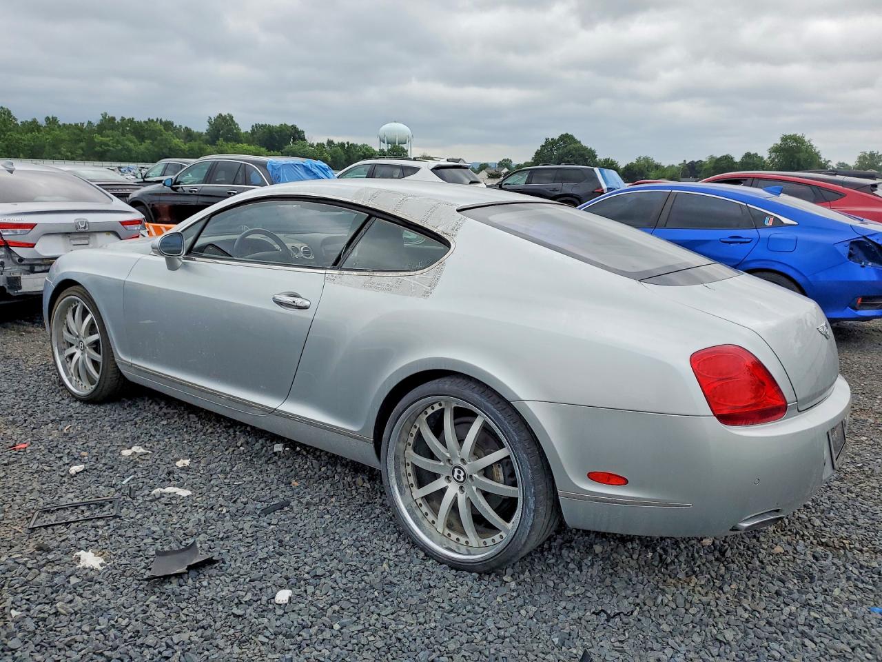 2005 Bentley Continental Gt Silver vin: SCBCR63W05C024281