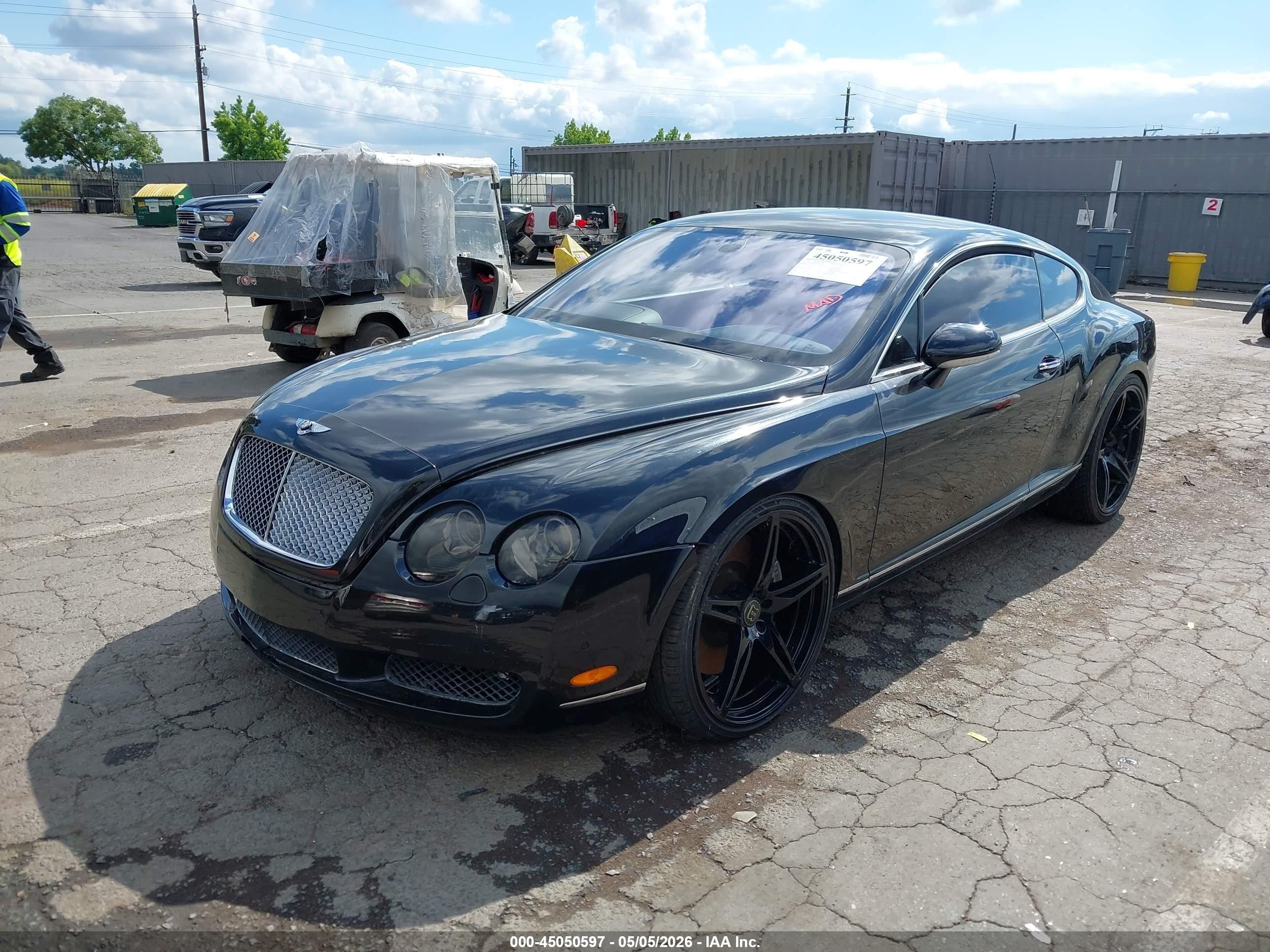 2004 Bentley Continental Gt   Black vin: SCBCR63W14C022182