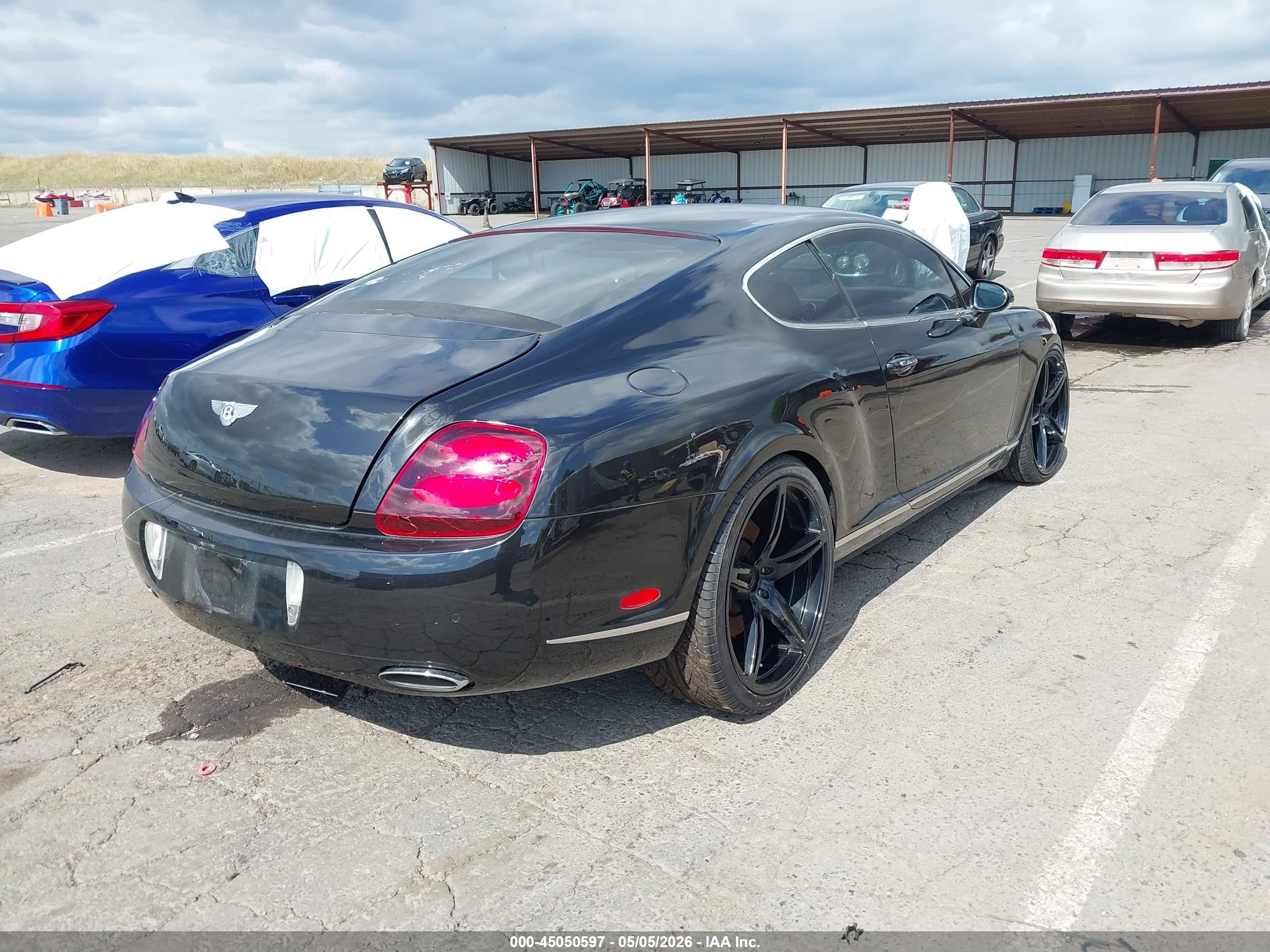 2004 Bentley Continental Gt   Black vin: SCBCR63W14C022182