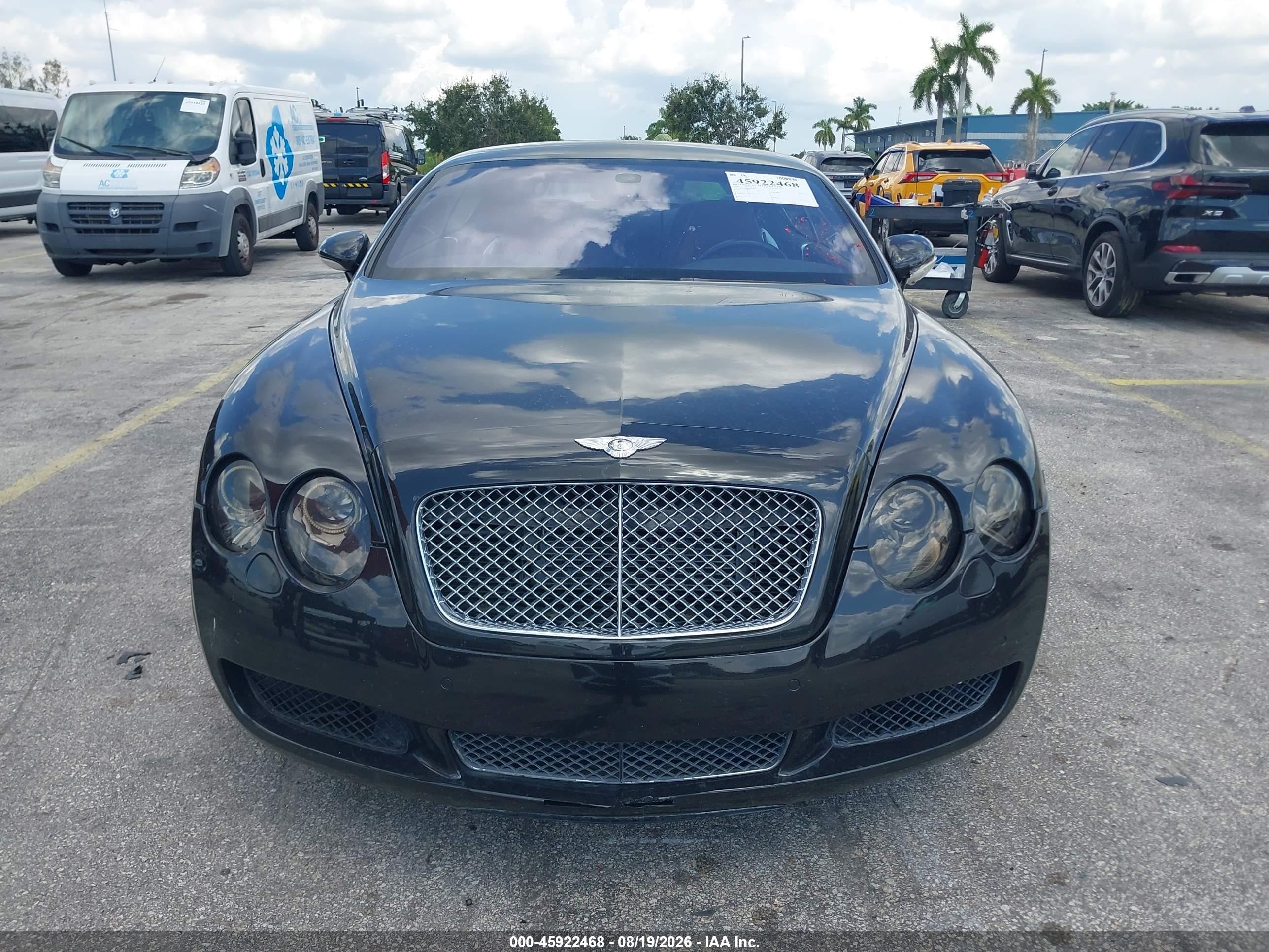 2004 Bentley Continental Gt   Черный vin: SCBCR63W14C022182