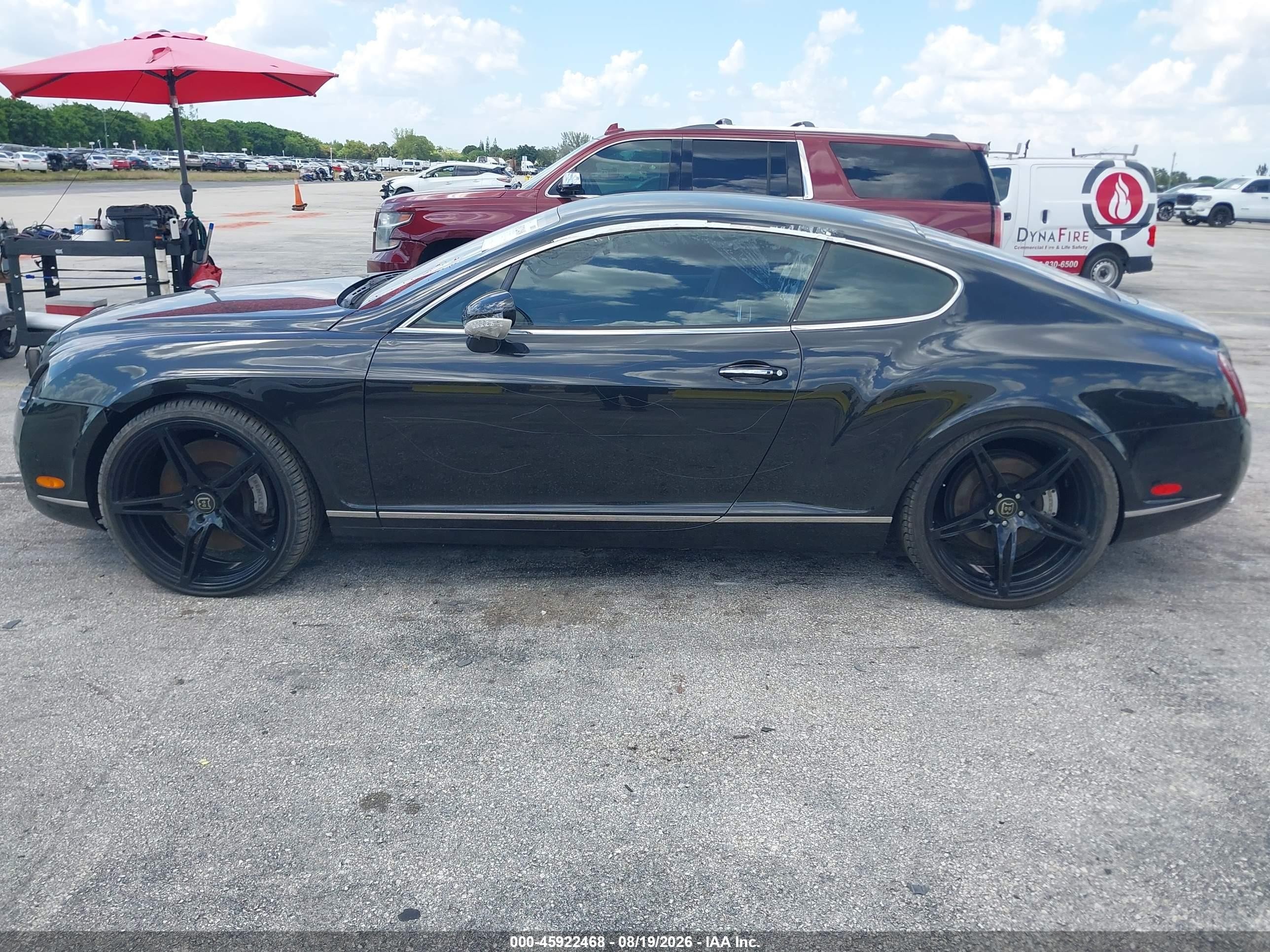 2004 Bentley Continental Gt   Черный vin: SCBCR63W14C022182