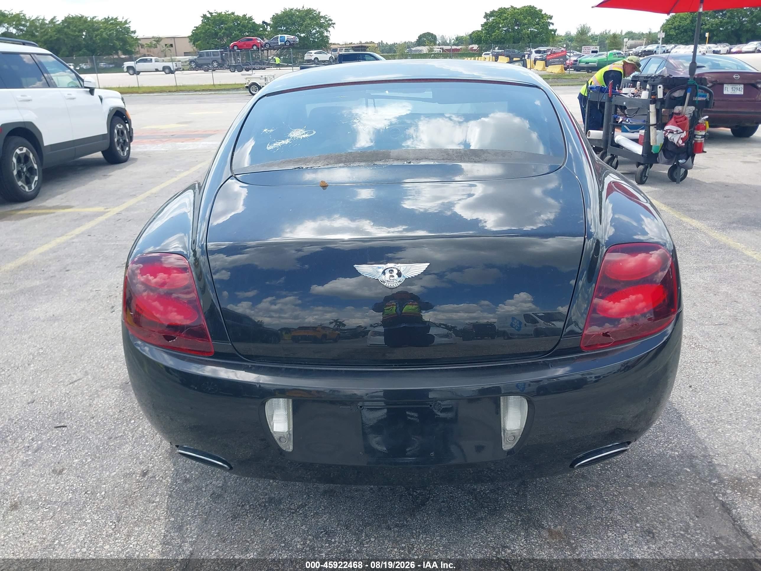 2004 Bentley Continental Gt   Черный vin: SCBCR63W14C022182