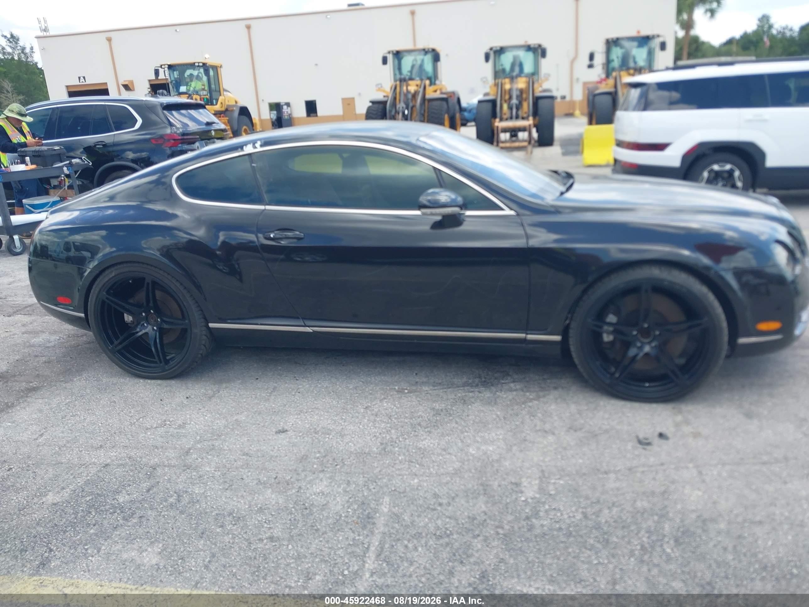 2004 Bentley Continental Gt   Черный vin: SCBCR63W14C022182